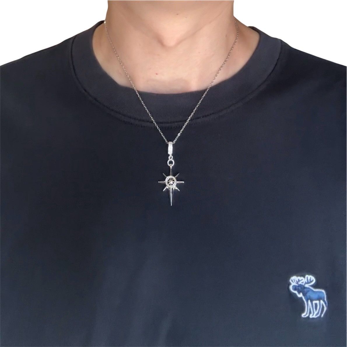 Other Star Pendant Necklace for Men Women Streetwear Unisex Size ONE SIZE - 6 Thumbnail
