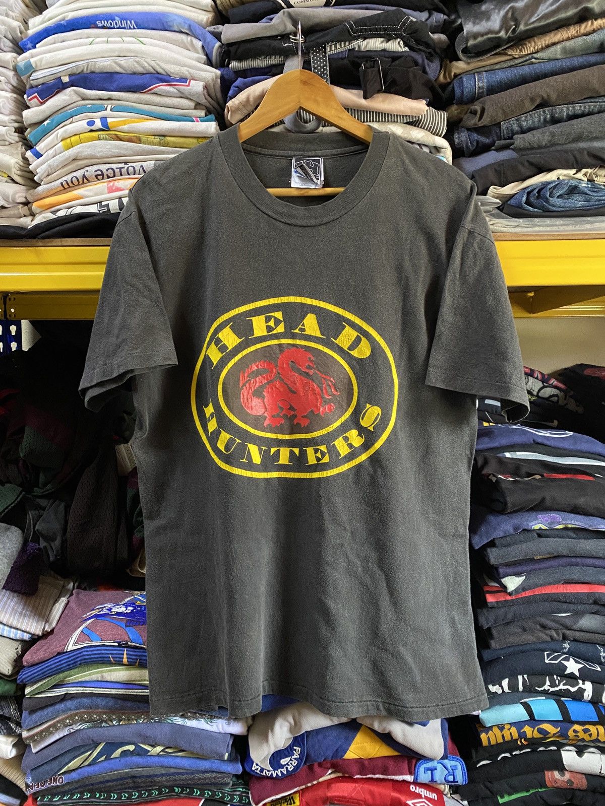 Vintage Vintage 90s Brooklyn Head Hunters Rap Hiphop OG made USA Size US L / EU 52-54 / 3 - 1 Thumbnail