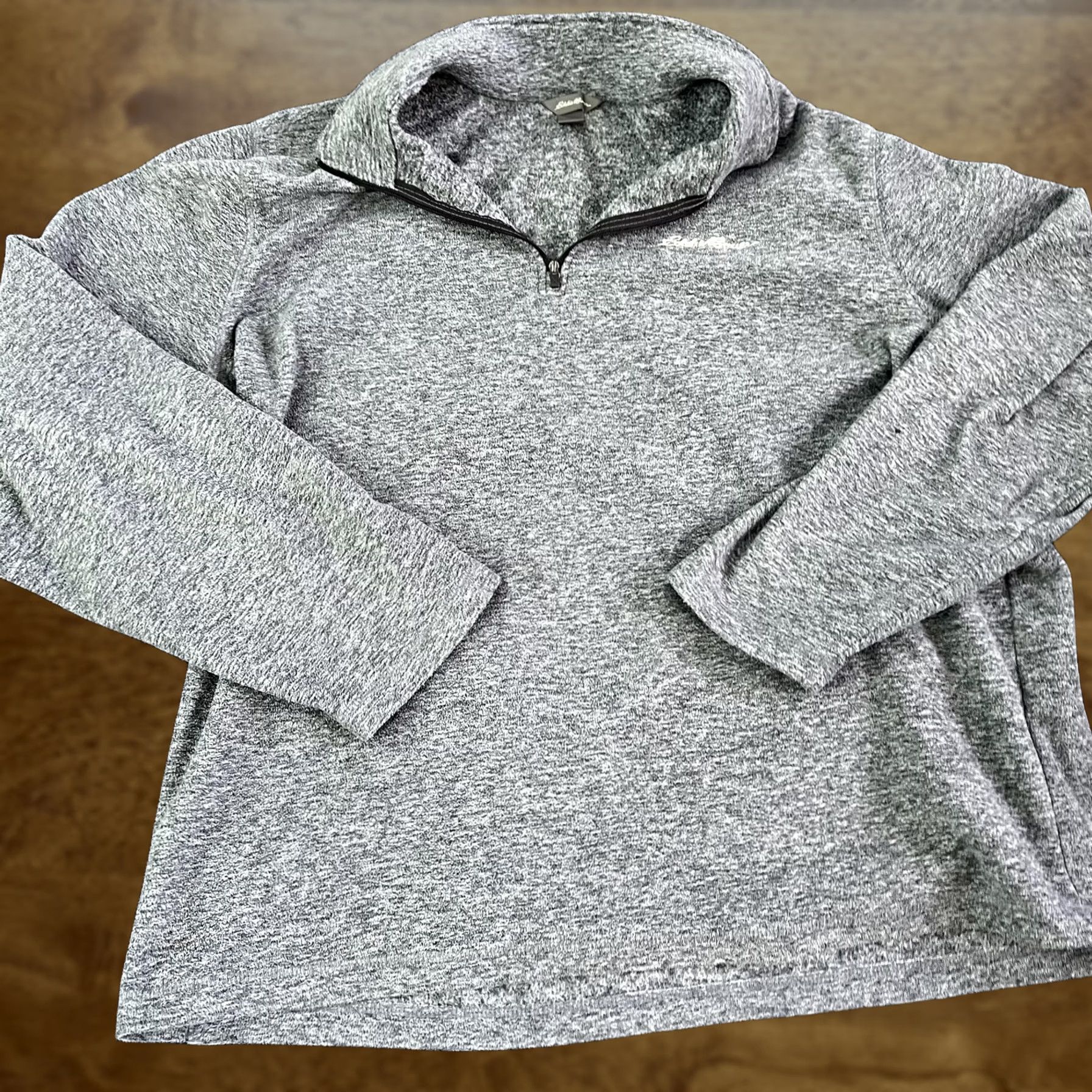 Eddie Bauer Eddie Bauer Sweater Mens XL Gray Quarter Zip Fleece Pullover Outdoors Casual Size US XL / EU 56 / 4 - 1 Thumbnail