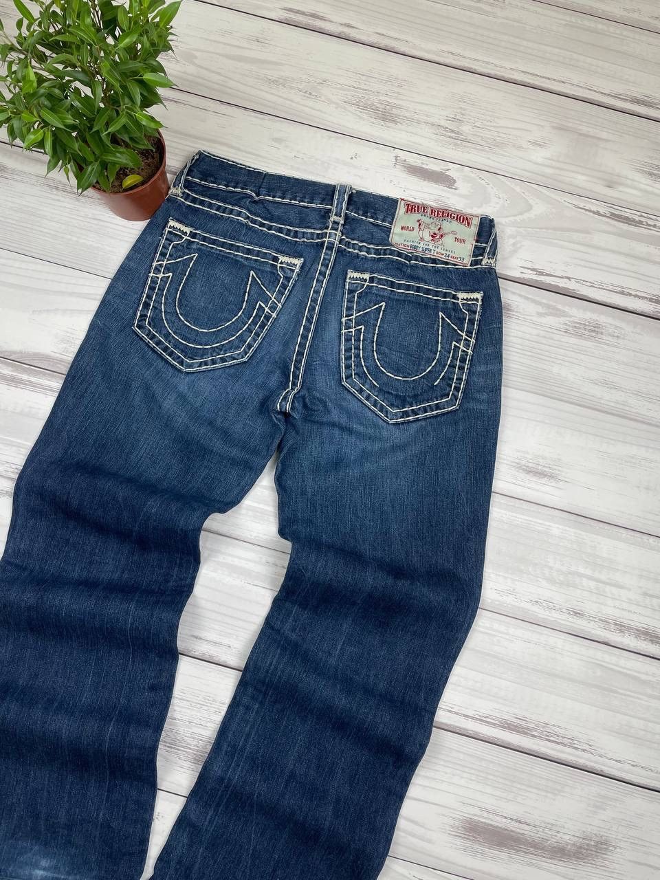 True Religion TRUE RELIGION Jack Natural Super Straight Jeans Navy Size US 34 / EU 50 - 5 Thumbnail