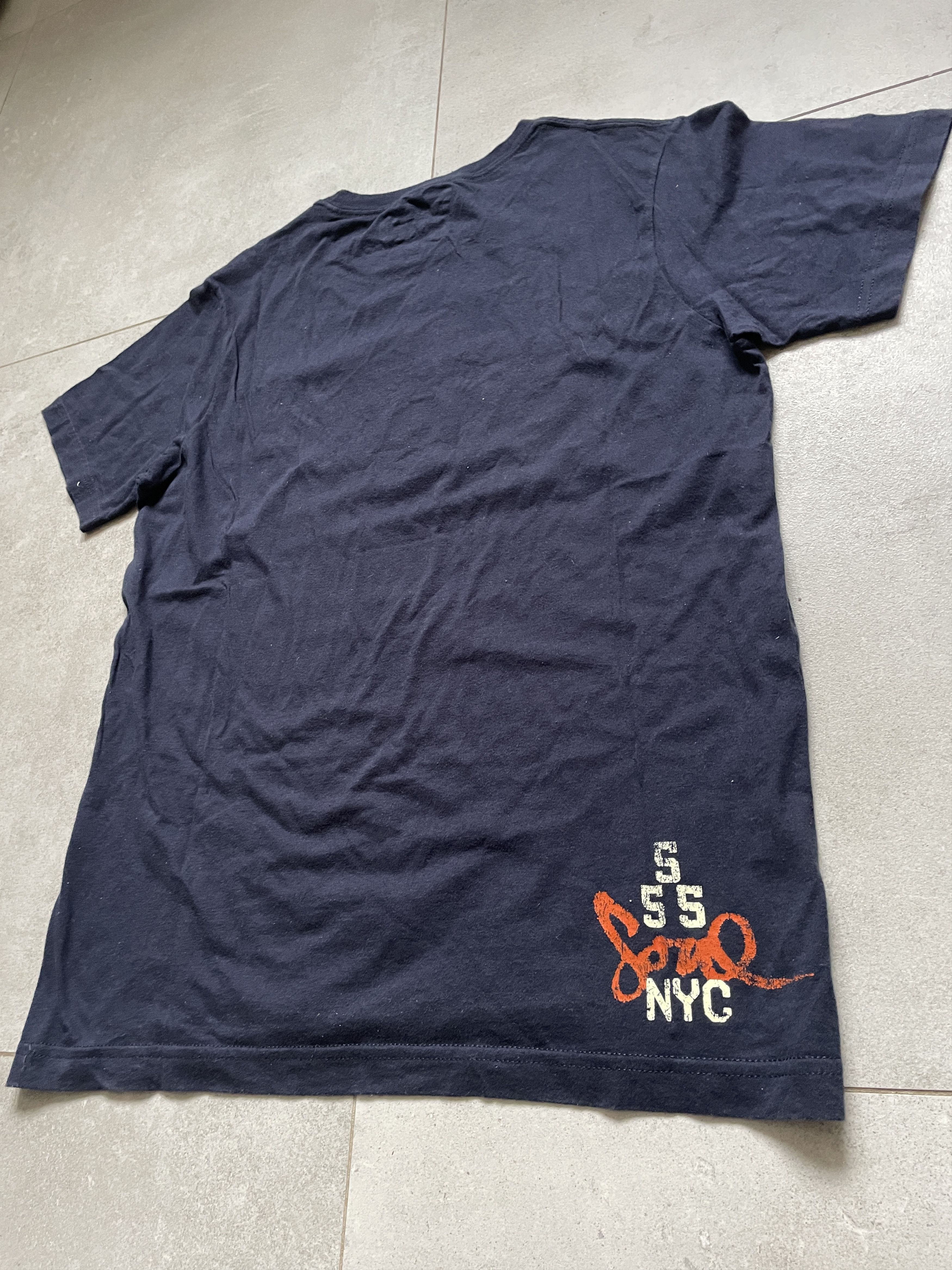Rap Tees × Triple 5 Soul Y2K TRIPLE 5 SOUL NAVY RAP HIP HOP TEE Size US S / EU 44-46 / 1 - 2 Thumbnail