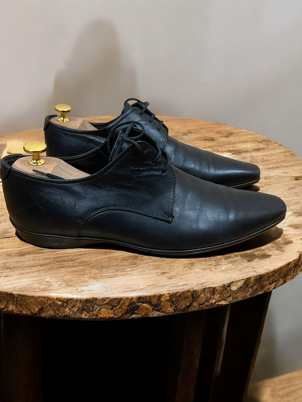Hugo Boss Hugo Boss black leather formal shoes size 43 Size US 9.5 / EU 42-43 - 3 Thumbnail