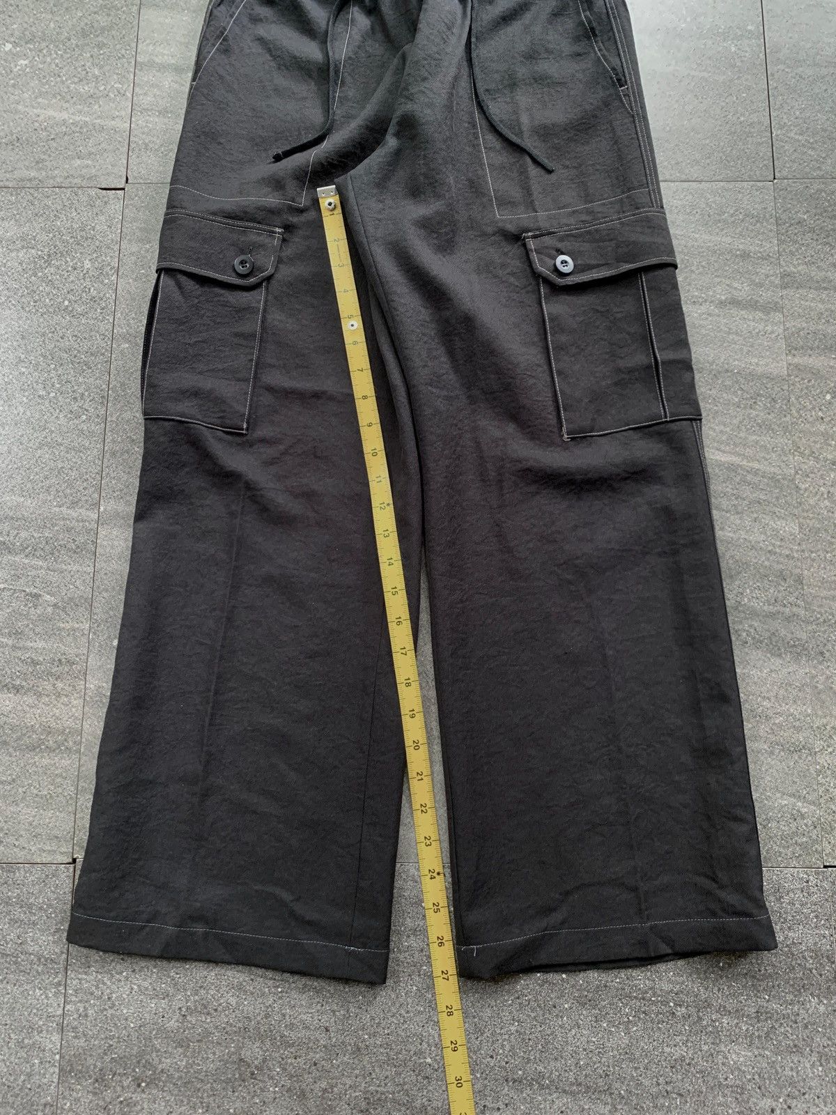 Pleats Please Issey Miyake FREE TAX! Contrast Stitching Relaxed Cargo Pants Size US 30 / EU 46 - 14 Thumbnail
