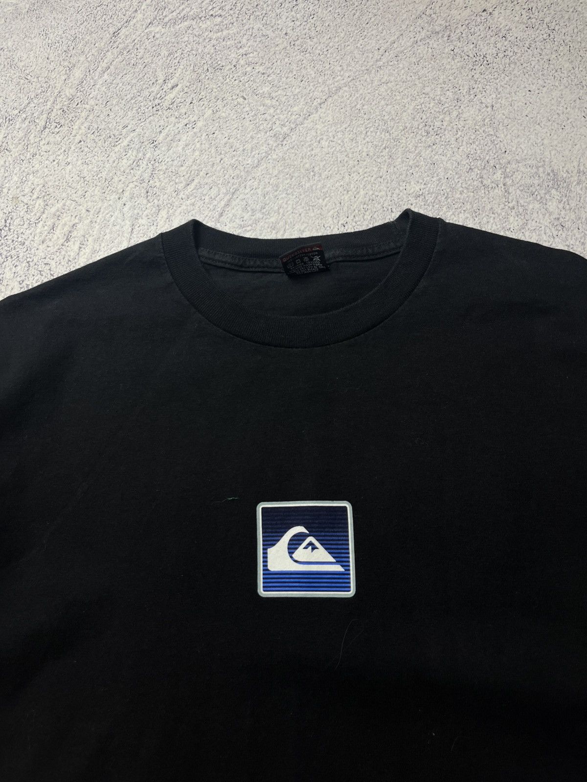 Quiksilver Vintage Quiksilver Big Logo Black T Shirt Y2K Rare Size US L / EU 52-54 / 3 - 14 Thumbnail