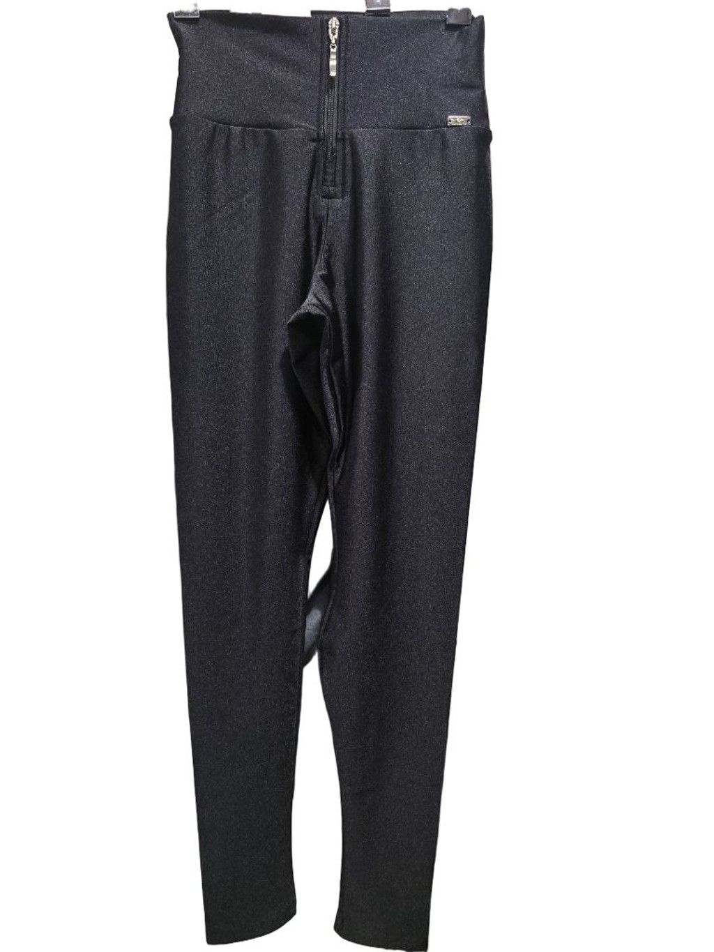 Other Cajubrasil Black Leggings with Front Zipper L Size 28" / US 6 / IT 42 - 1 Thumbnail