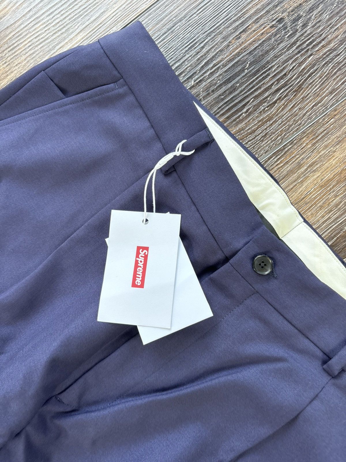 Supreme Supreme Pleated Trouser SS24 Navy Size US 36 / EU 52 - 3 Thumbnail