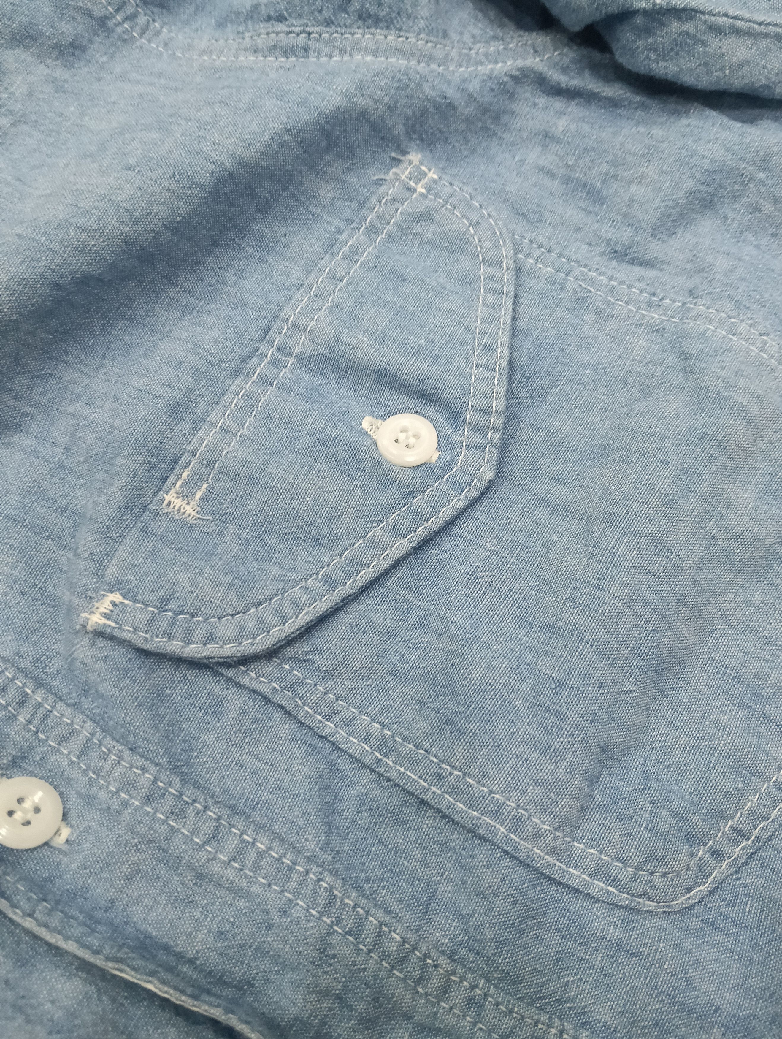Oshkosh True Vintage 70s Osh Kosh Like USN Chambray Size US M / EU 48-50 / 2 - 8 Thumbnail
