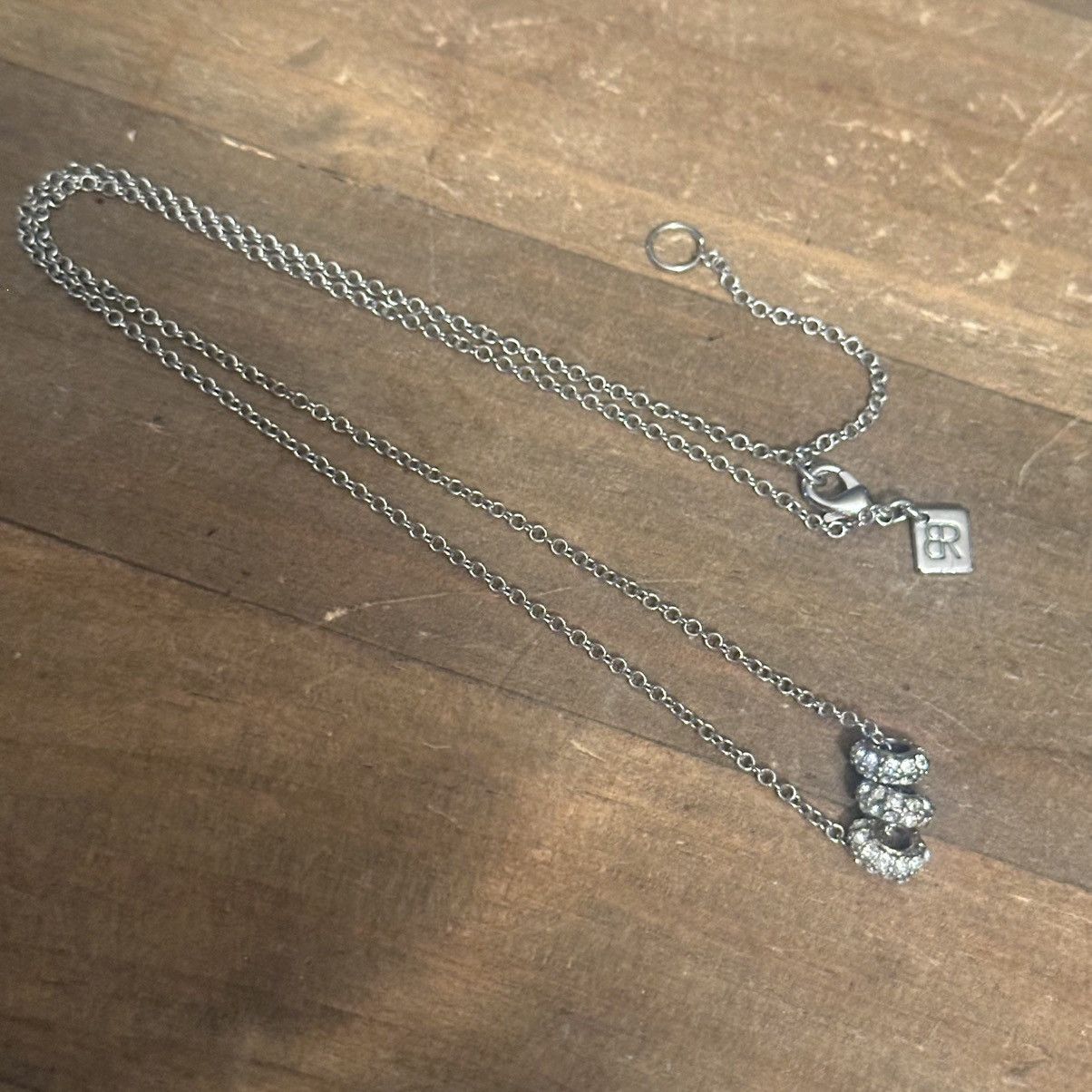 Banana Republic Banana Republic silver rondelle charm necklace Size ONE SIZE - 2 Thumbnail