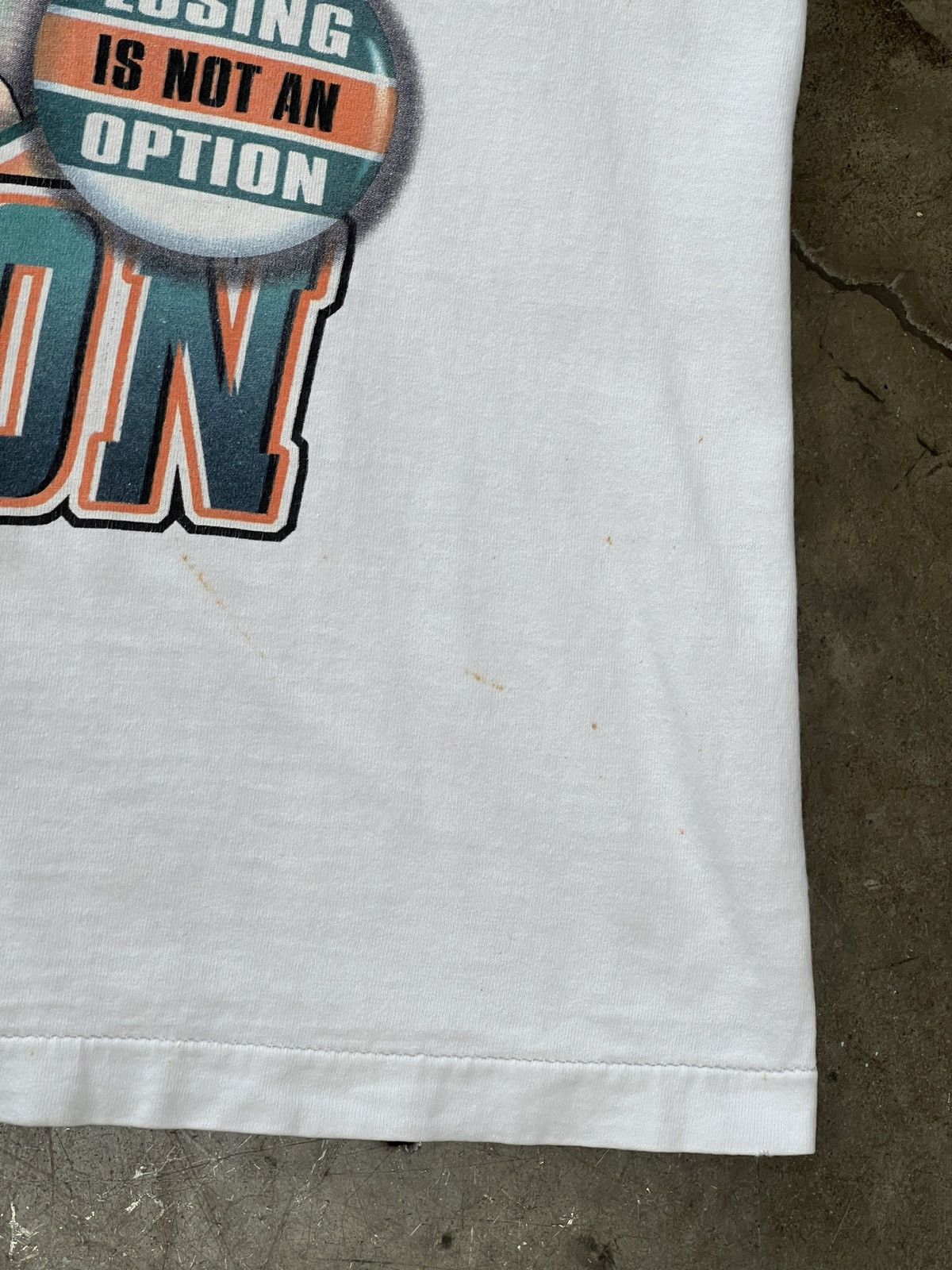NFL Vintage 90s NFL Miami Dolphins Jimmy Johnson Coach Tee XL Size US XL / EU 56 / 4 - 6 Thumbnail