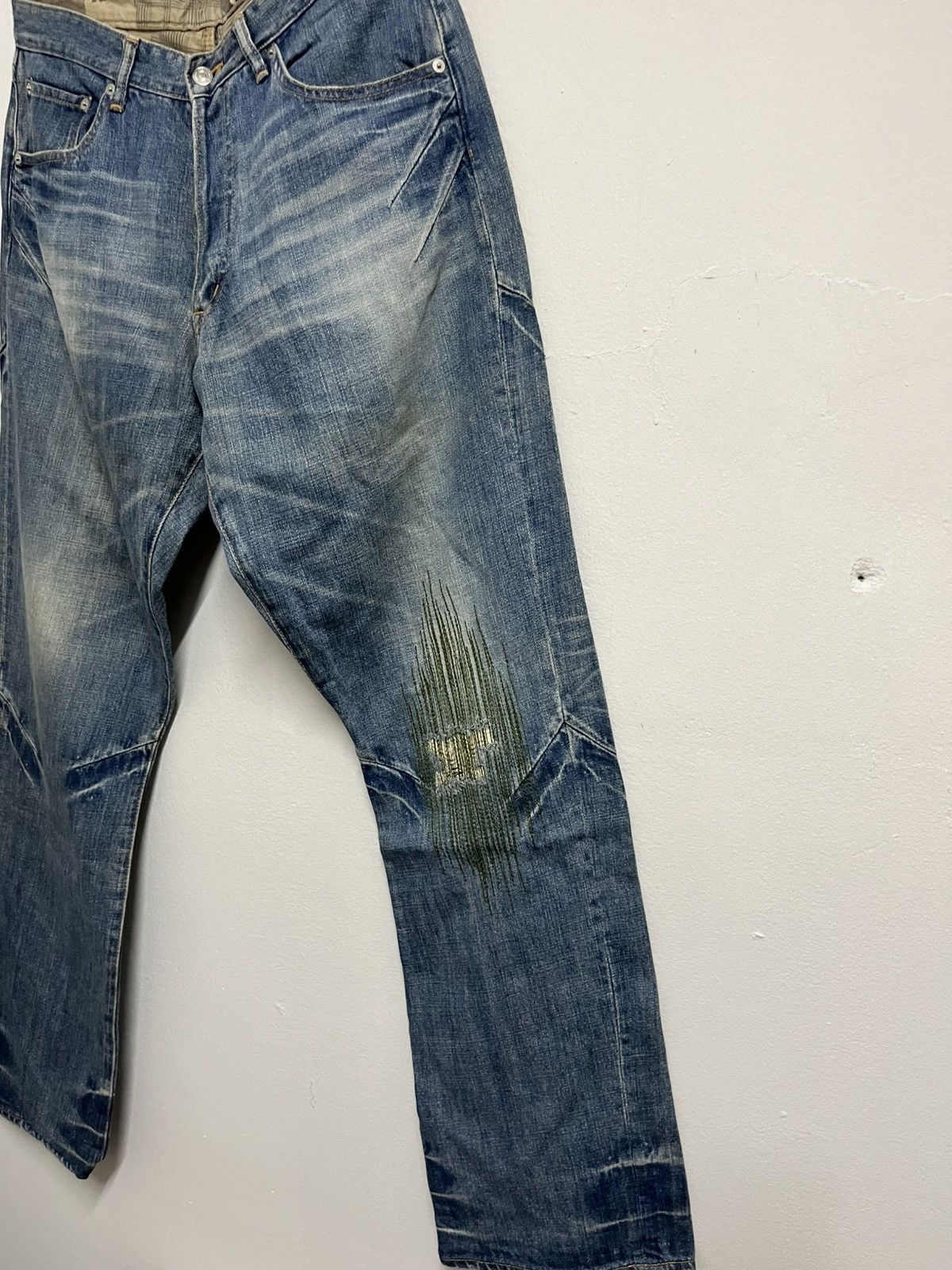 Swagger 🔥 2006 SWAGGER TRASHED DISTRESSED PATCHED JEANS Size US 33 - 4 Thumbnail