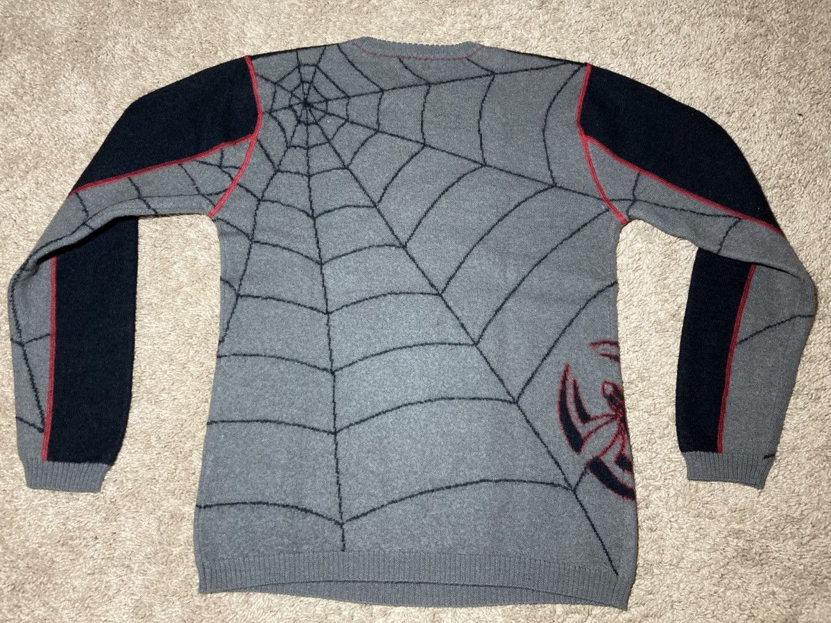 Japanese Brand 90s Scoopman Spiderman Spoof Web Knit Spider Comic Marvel 80 Size US M / EU 48-50 / 2 - 6 Thumbnail