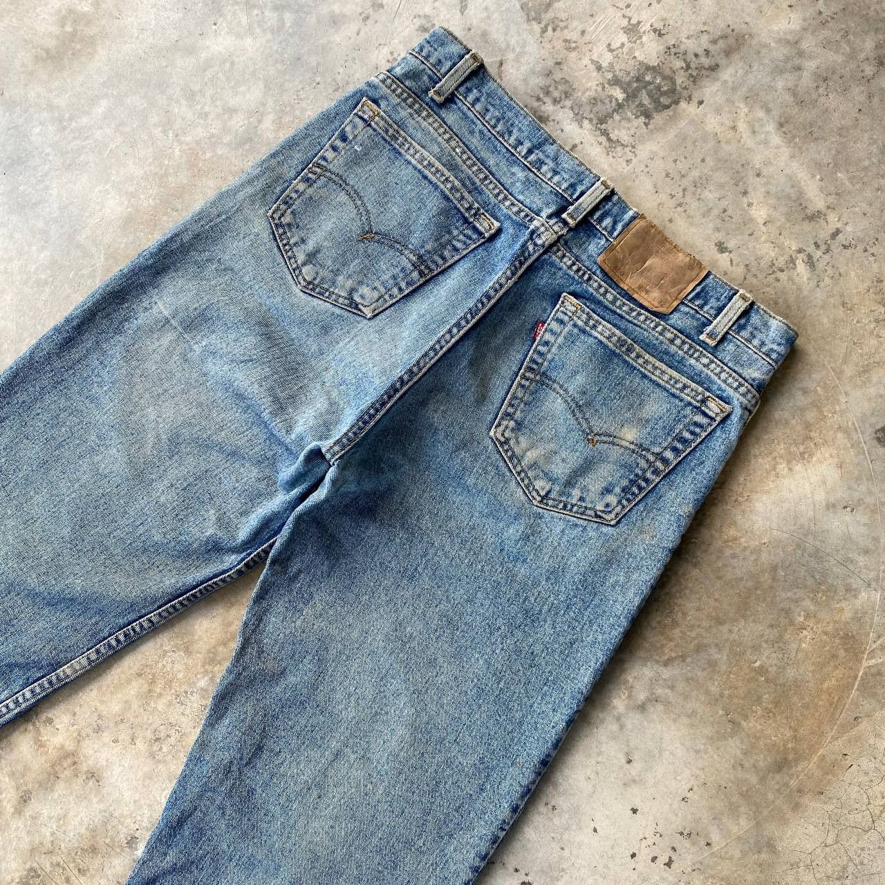 Levi's Vintage Clothing VINTAGE 1993 LEVIS 550 DIRTY MUDWASH GRUNGE JEAN USA W35X31" Size US 35 - 13 Thumbnail