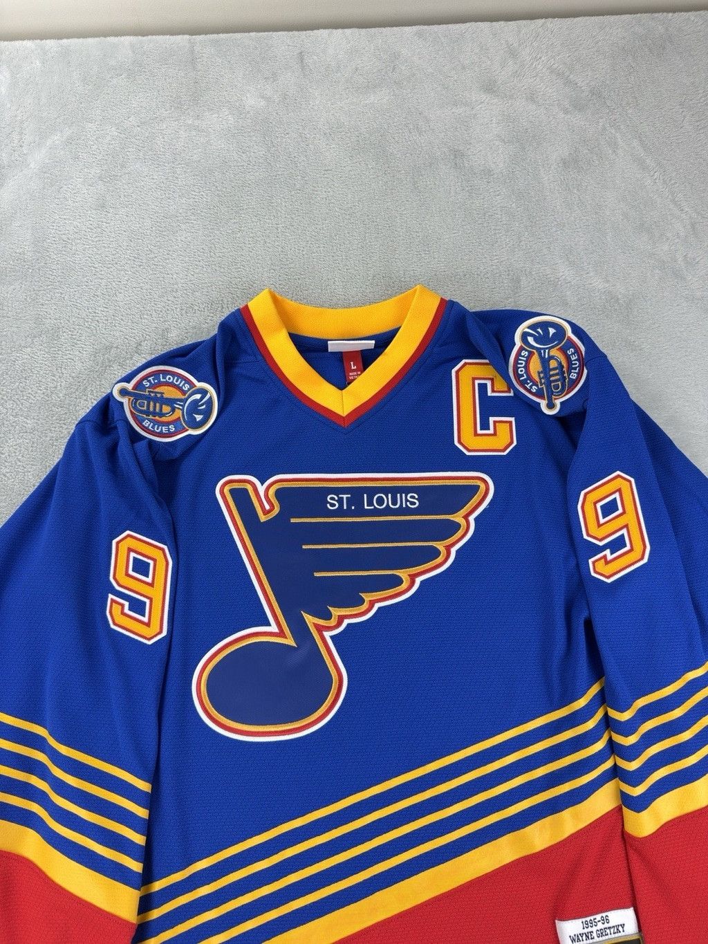 Mitchell & Ness Mitchell And Ness NWT Men's Sz L Wayne Gretzky 1995/96 St Lo Size US L / EU 52-54 / 3 - 13 Thumbnail