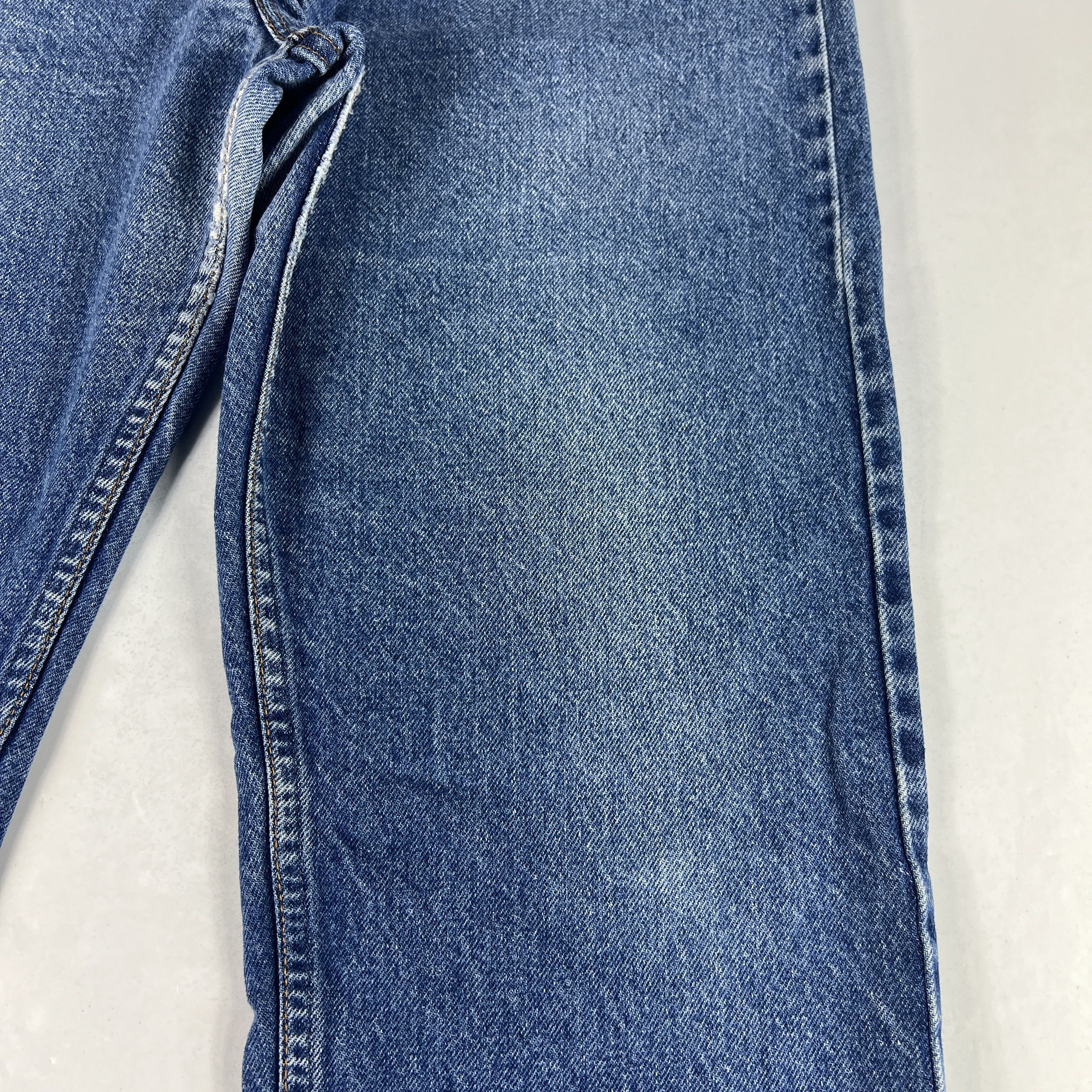 Levi's × Vintage VTG 90s Levi's Jeans 505 Straight Blue Faded Cotton Denim Size US 36 / EU 52 - 4 Thumbnail