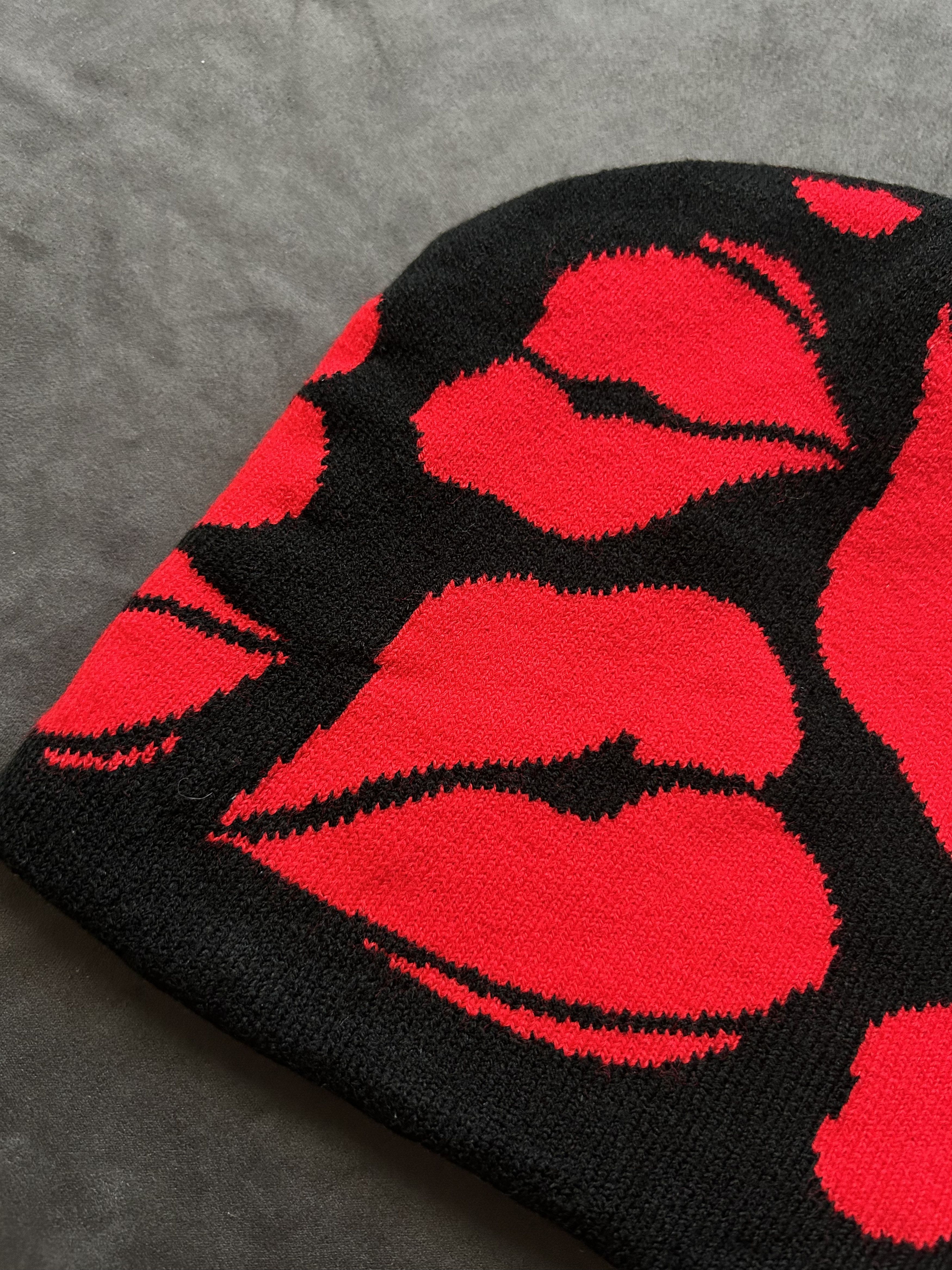 Japanese Brand Rare Laropa No Cuff Knit Reversible Beanie Hat Black OS Size ONE SIZE - 2 Thumbnail
