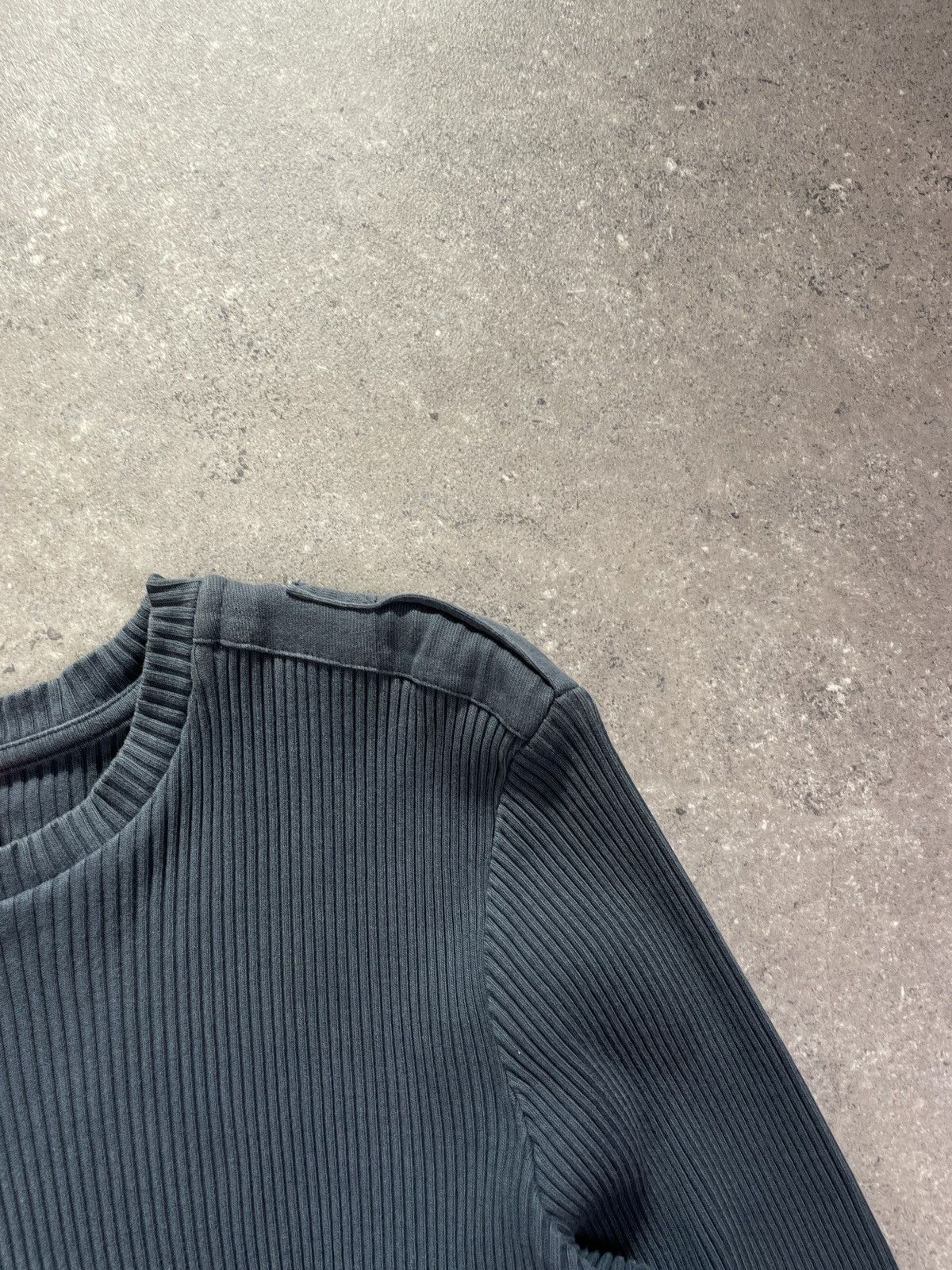 Hugo Boss × Vintage Vintage Y2K Hugo Boss Ribbed Striped Sweater Size L / US 10 / IT 46 - 4 Thumbnail