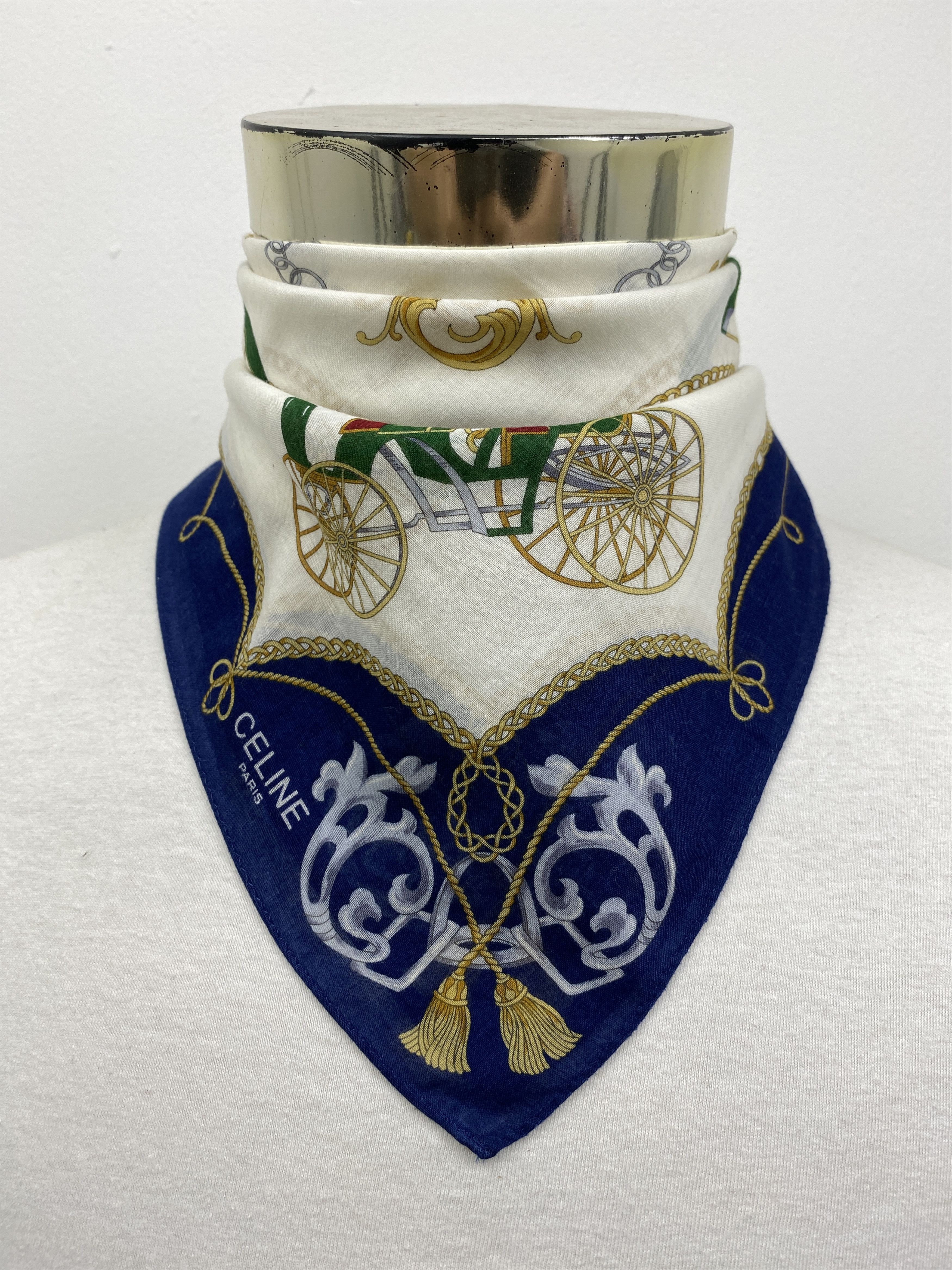 Celine Celine Handkerchief / Bandana / Neckerchief HKC0238 Size ONE SIZE - 3 Thumbnail