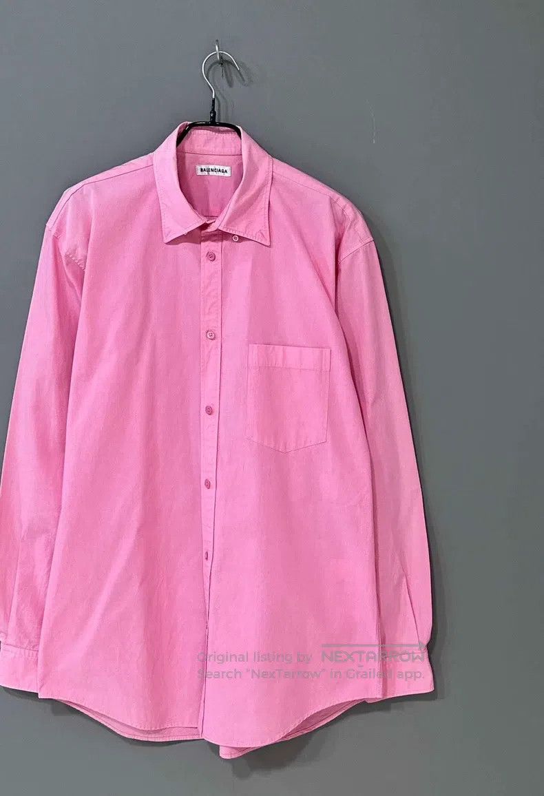 Balenciaga Balenciaga Back Logo Long Sleeve Shirt Size XS / US 0-2 / IT 36-38 - 2 Thumbnail