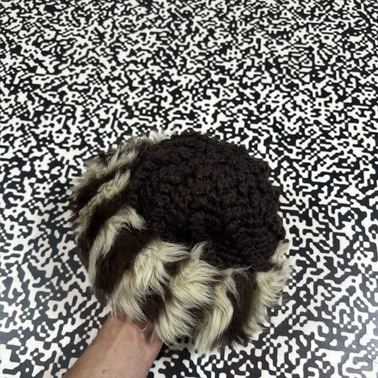 Vintage Vintage Y2K Japanese Fur Mohair Style Knitted Beanie Hat Size ONE SIZE - 6 Thumbnail