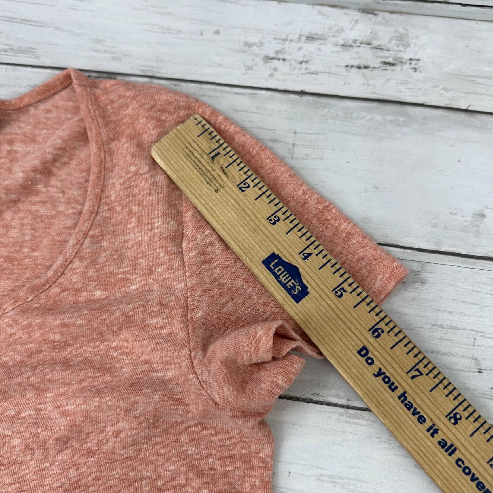 Patagonia Patagonia Womens Short Sleeve Size Medium Orange Peach Lightweight Size 32" / US 10 / IT 46 - 7 Thumbnail