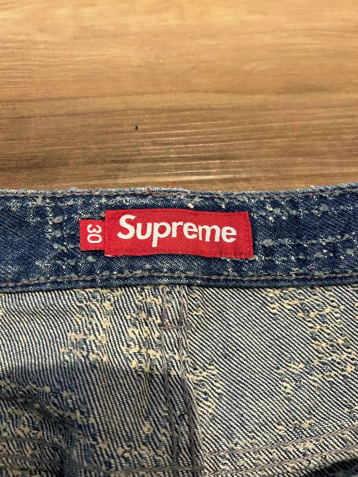 Supreme Supreme Needle Punch Jean Size US 30 / EU 46 - 3 Thumbnail