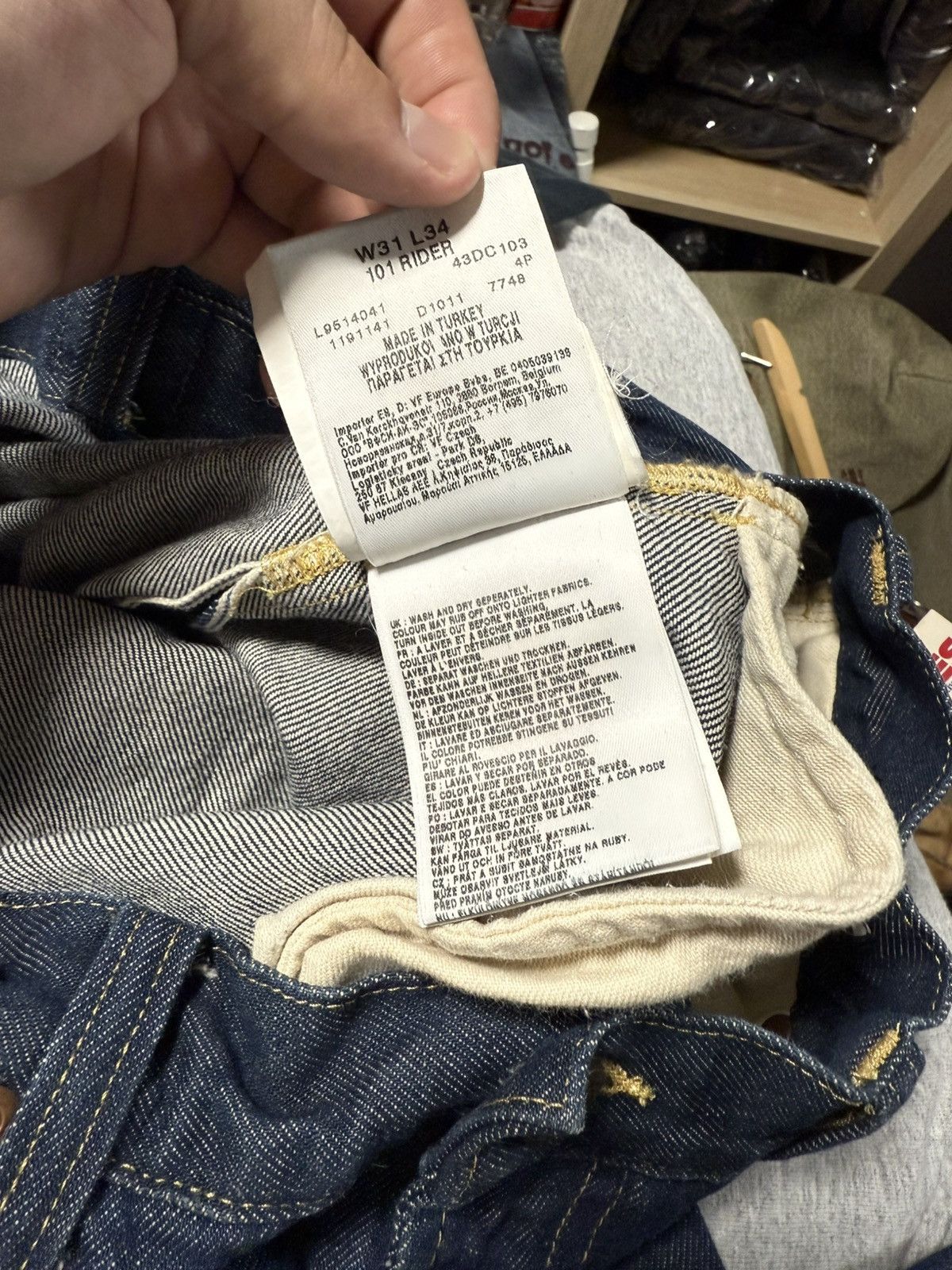 Lee Lee 101 Selvedge Denim Riders Jeans Size US 31 - 11 Thumbnail