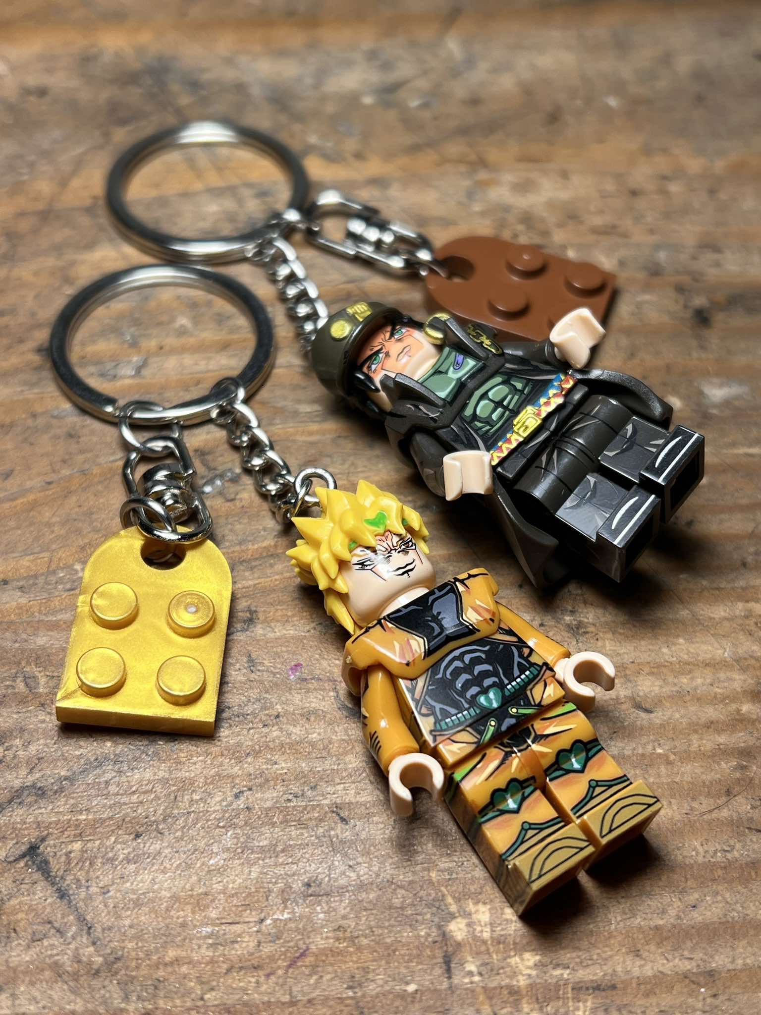 Other Jojo jotaro Dio anime minifigure keychain keyring Size ONE SIZE - 2 Thumbnail