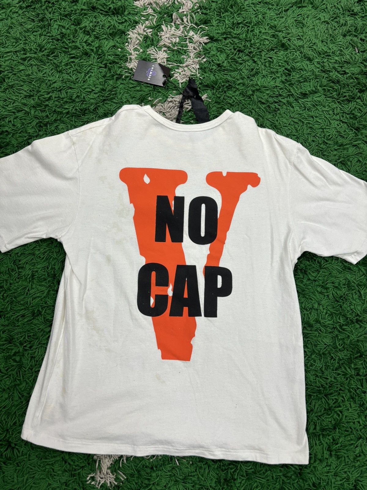 Vlone Vlone No Cap Stop Snitching T Shirt White Small Size US S / EU 44-46 / 1 - 1 Thumbnail