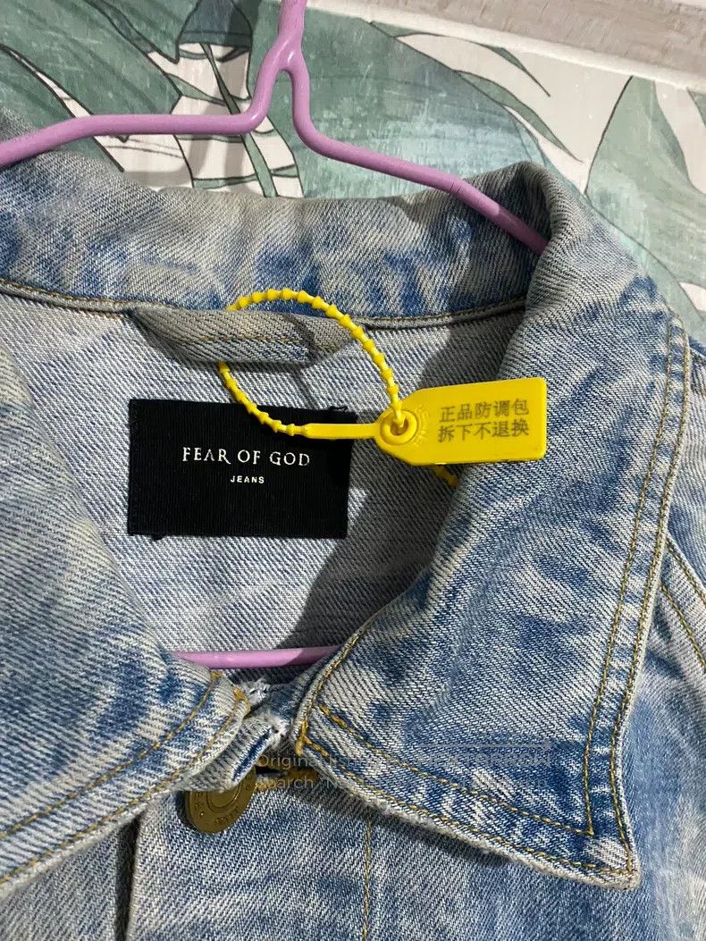 Fear of God Fear of God Blue water corrugated jacket Size US M / EU 48-50 / 2 - 3 Thumbnail