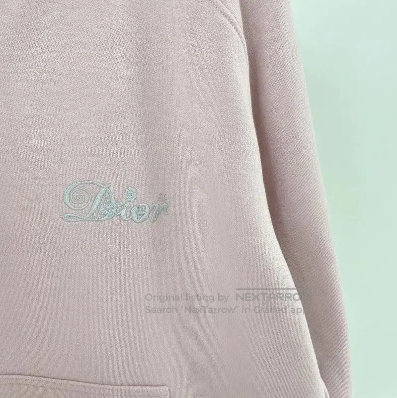 Dior Dior Pink Cotton Long Sleeve Hoodie . Size M / US 6-8 / IT 42-44 - 4 Thumbnail