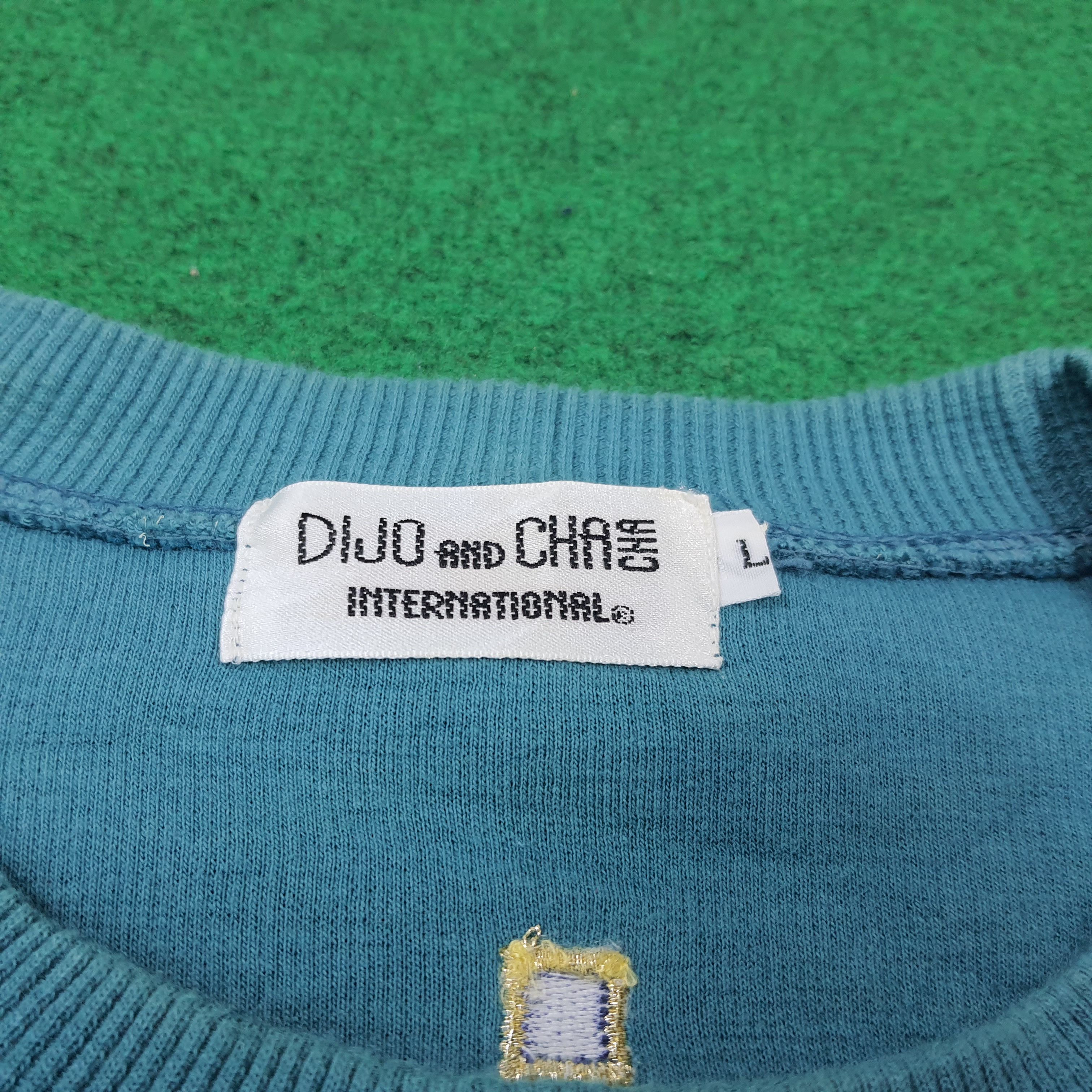 Vintage Vintage Dijo & Cha Retro Crewneck Sweatshirt C296N3 Size US M / EU 48-50 / 2 - 7 Thumbnail