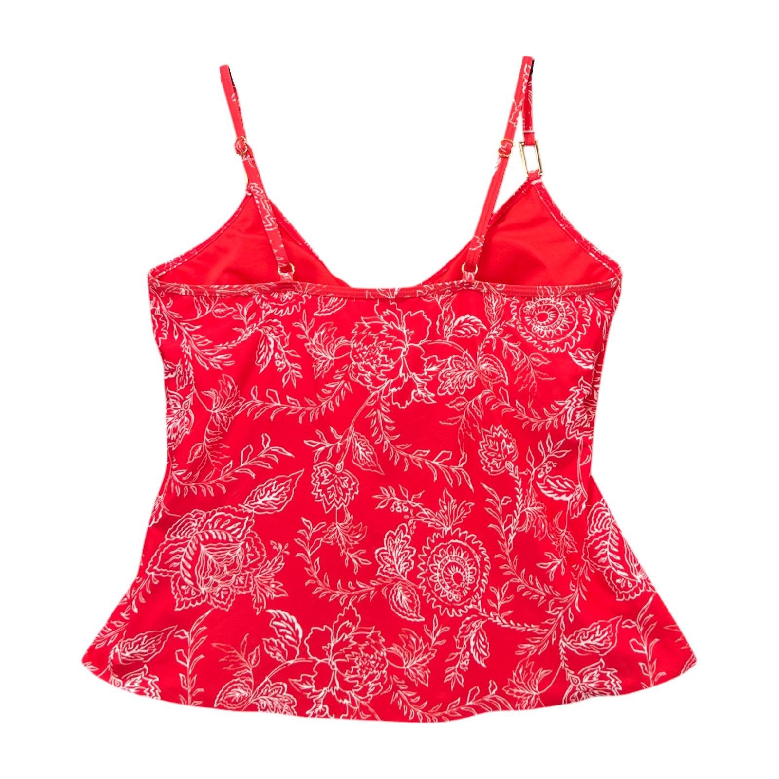Other Liz Claiborne - Women's Lined Paisley Tankini Swimsuit Top - Size ONE SIZE - 4 Thumbnail