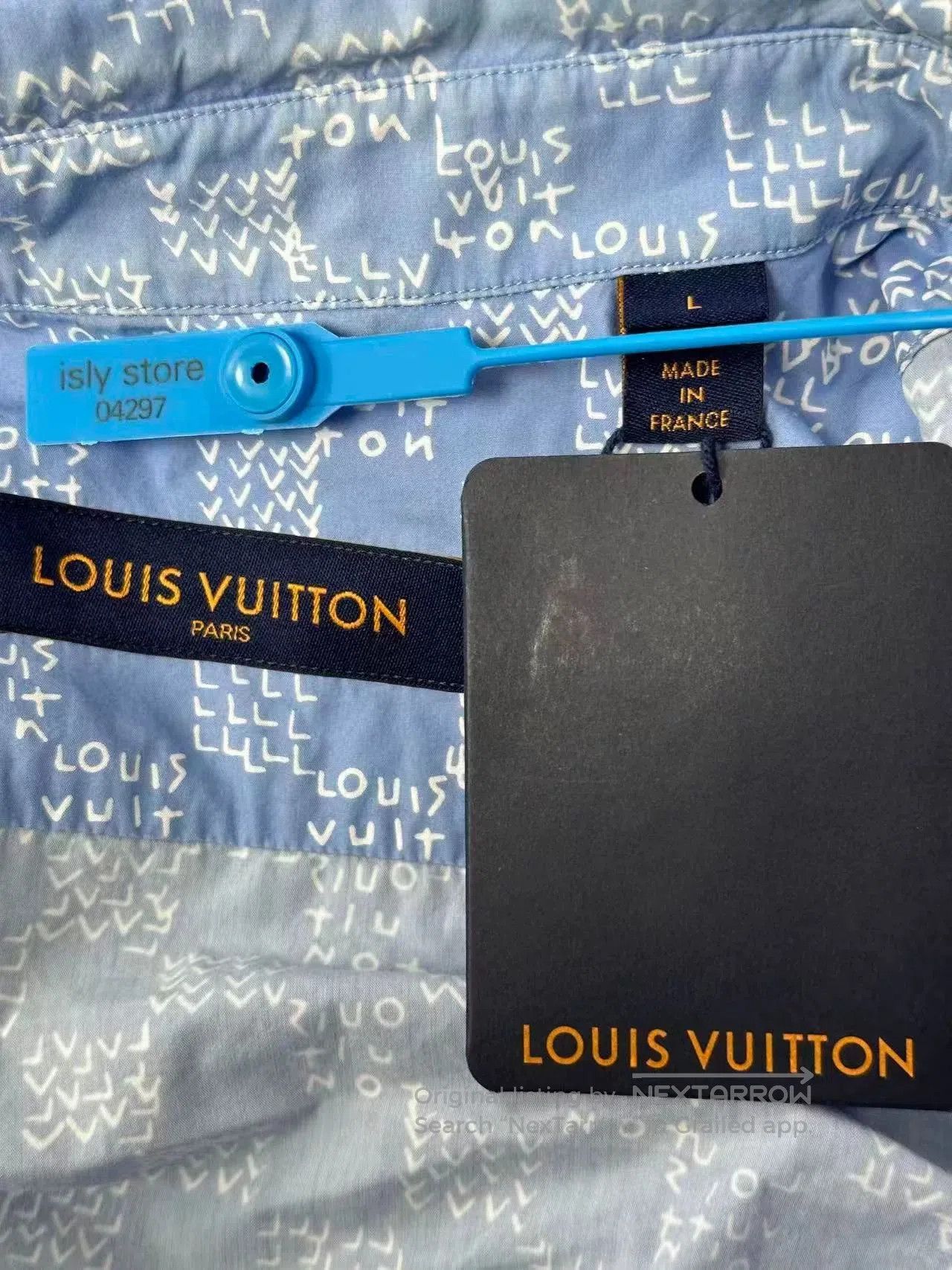 Louis Vuitton Louis Vuitton Checkered Gradient Men's Short-Sleeve Shirt. Size US L / EU 52-54 / 3 - 4 Thumbnail