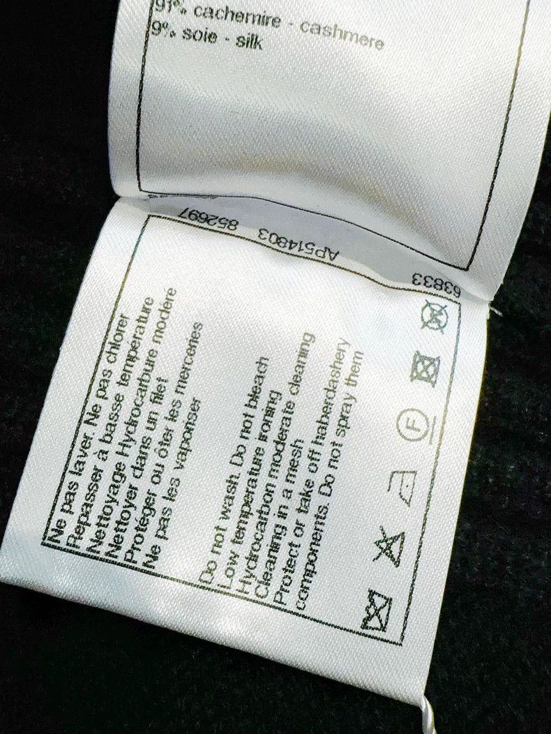 Chanel Chanel Cashmere knitted four-pocket logo chain decorative Size S / US 4 / IT 40 - 7 Thumbnail