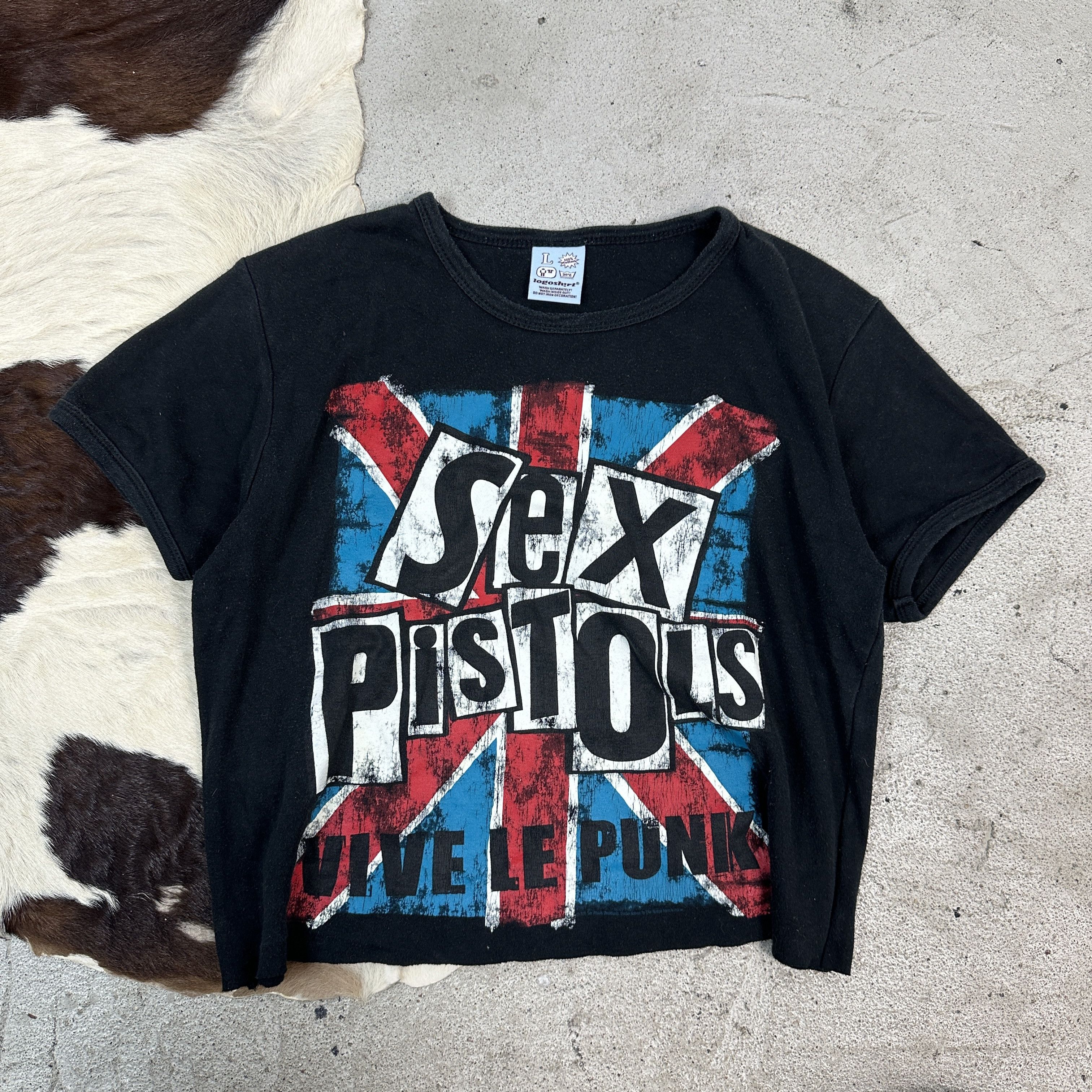 Vintage Cropped Sex Pistols Top Size L / US 10 / IT 46 - 2 Thumbnail