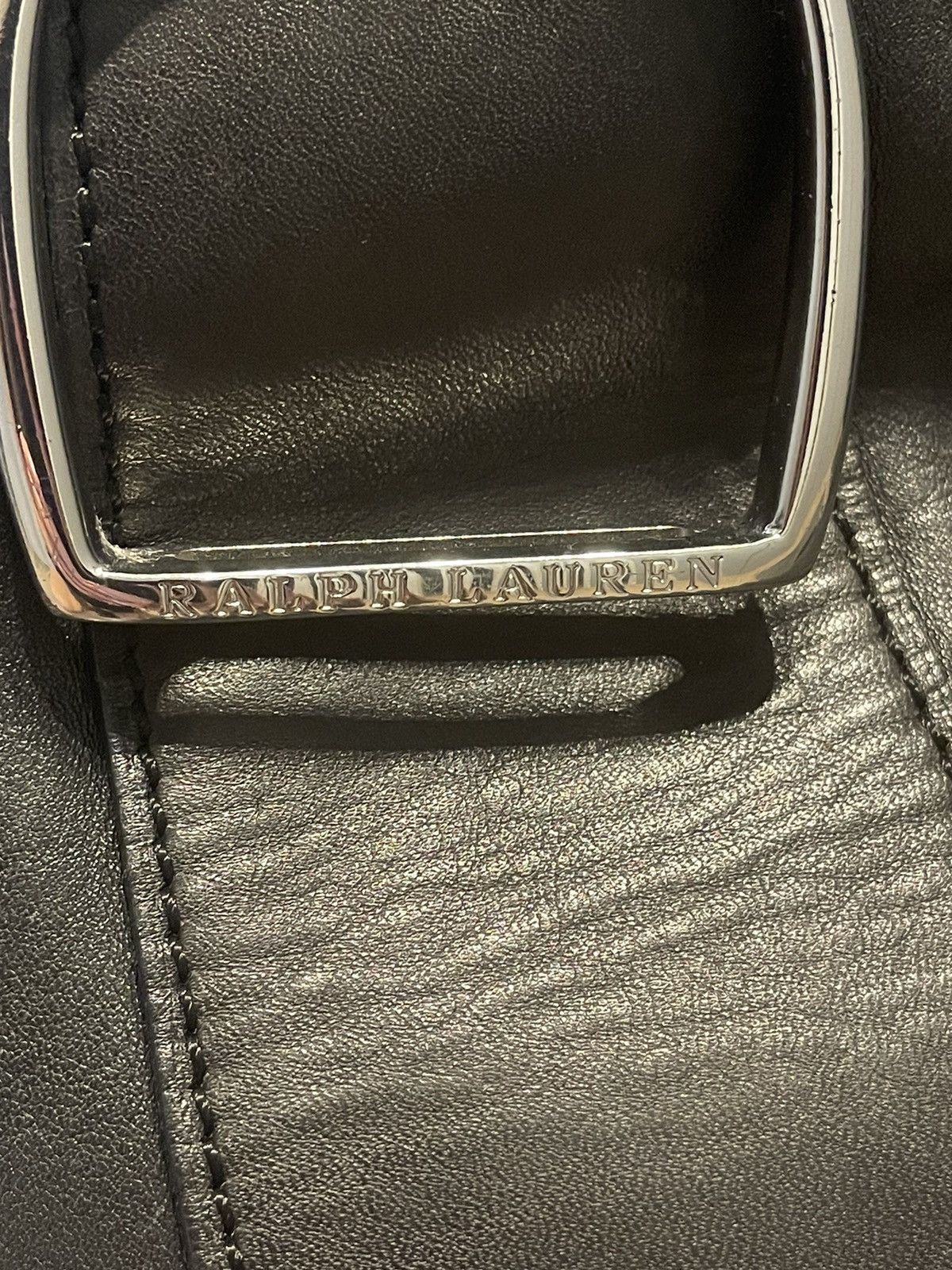 Ralph Lauren Ralph Lauren Shoulder Bag Leather Black women's Size ONE SIZE - 10 Thumbnail