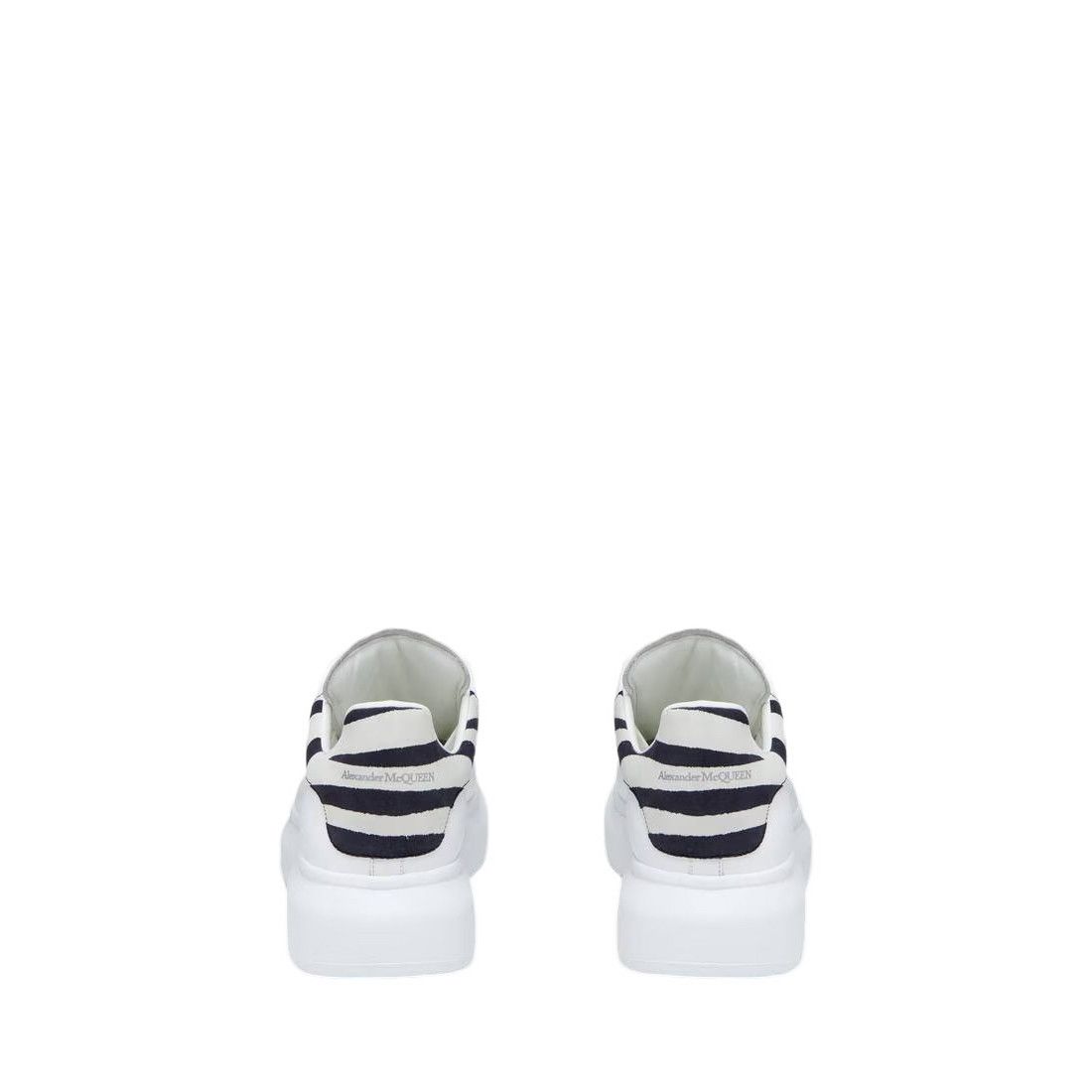 Alexander McQueen ALEXANDER MCQUEEN Oversized Men's White /Black Zebra Leather Size US 6 / EU 39 - 3 Thumbnail