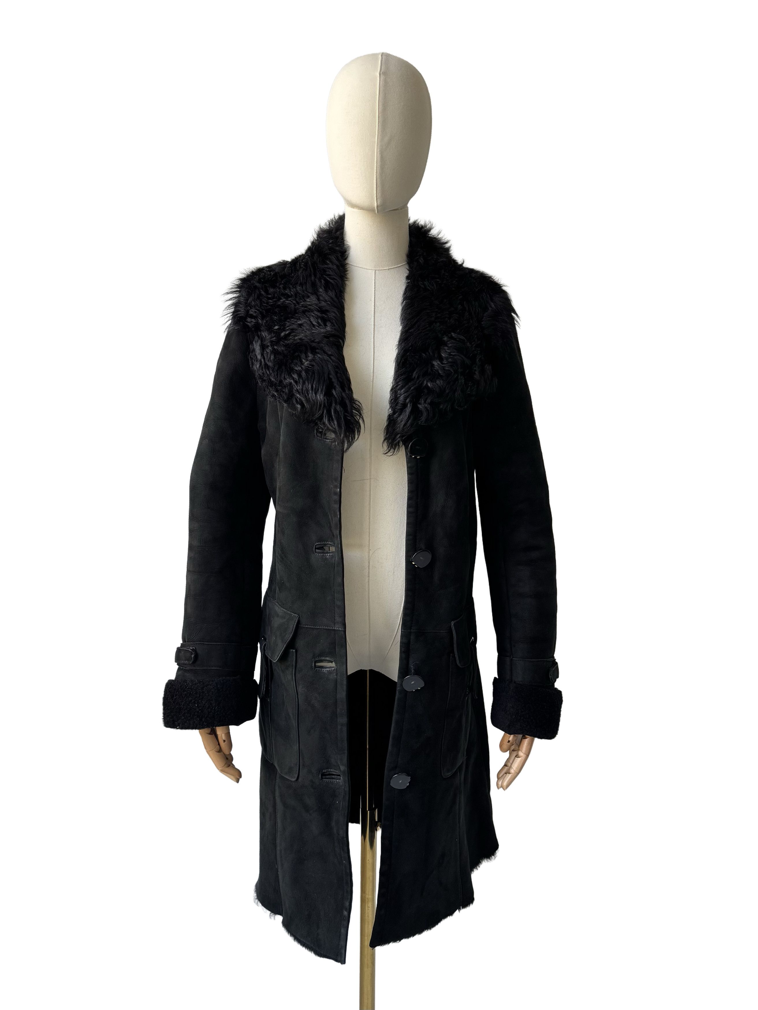 Vintage Vintage Sheepskin Coat Shearling Winter Jacket Size S / US 4 / IT 40 - 3 Thumbnail