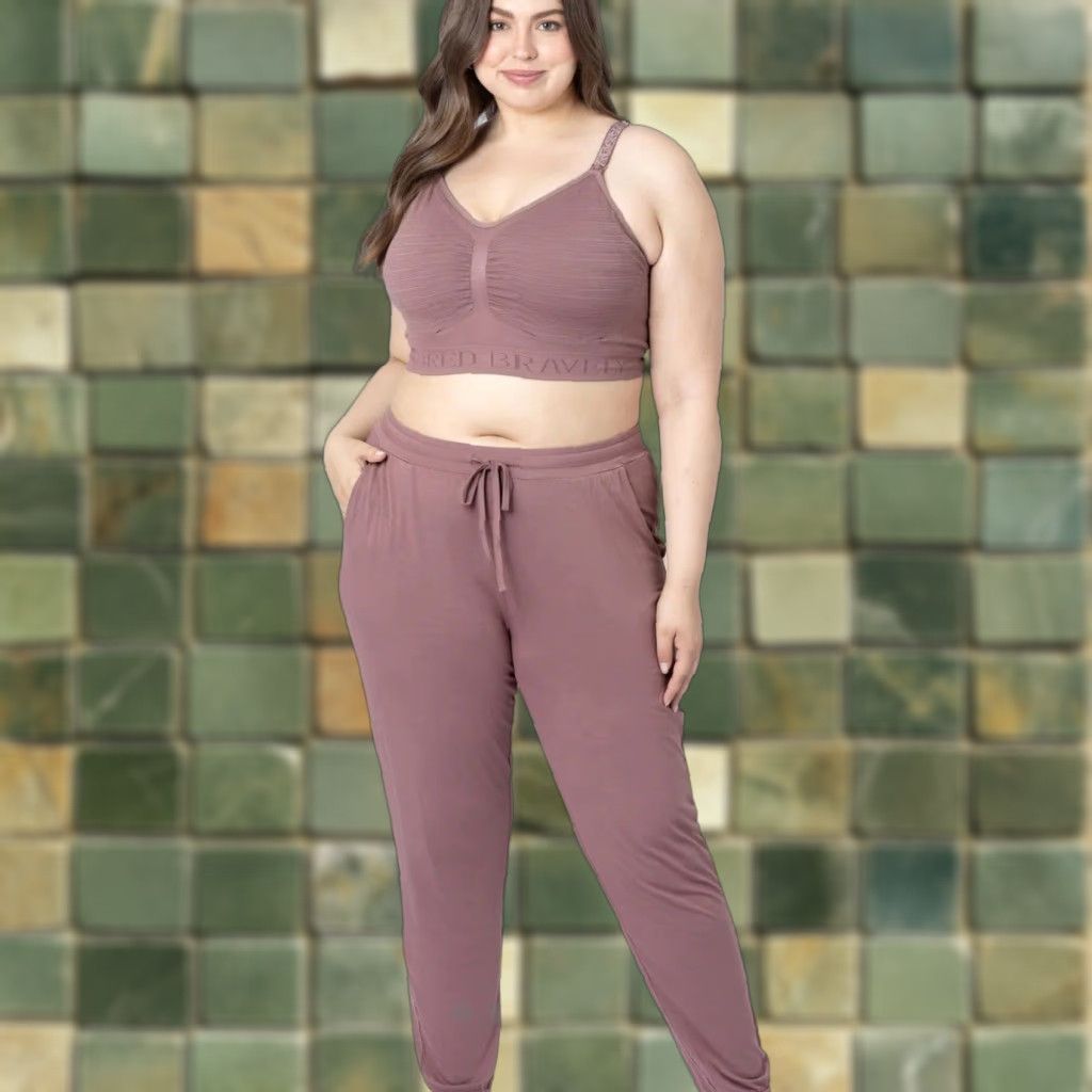 Vintage Kindred Bravely Jogger Pants Women M Twilight High Waist Everyday Lounge Pink A1W Size 32" / US 10 / IT 46 - 1 Thumbnail