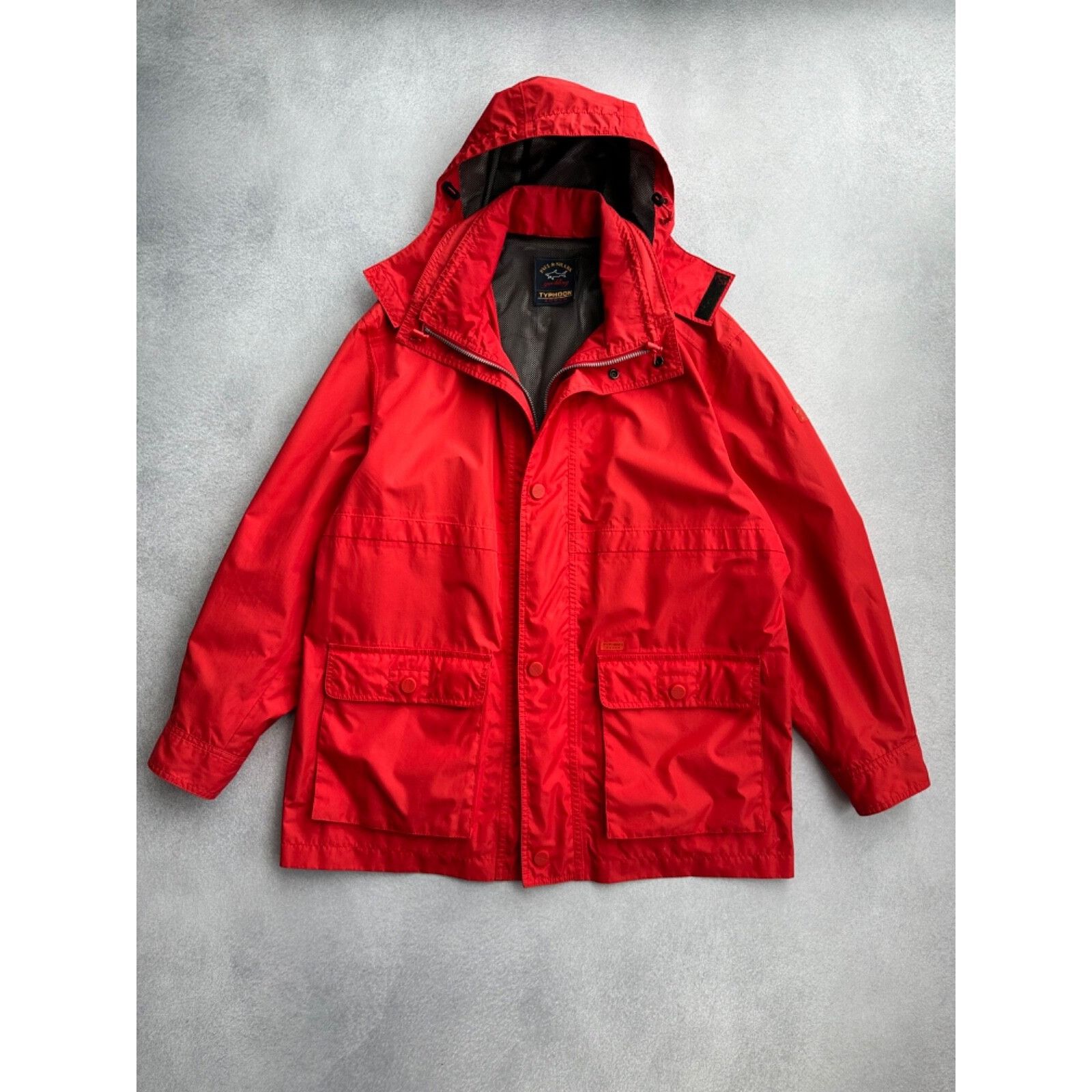 Paul & Shark Vintage Paul & Shark Typhoon 20000 Red Mens Windbreaker Jack Size US L / EU 52-54 / 3 - 1 Thumbnail