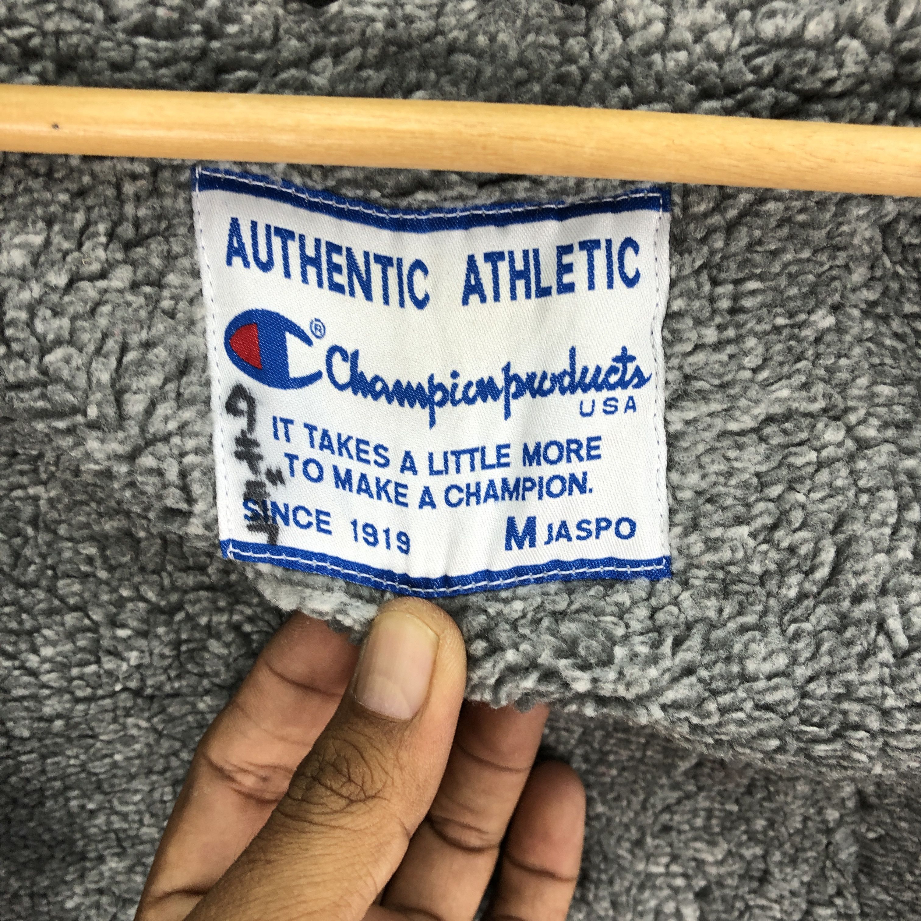 Champion × Vintage Vintage Champion Long Coat Coach Jacket Sherpa Lining Size US XL / EU 56 / 4 - 10 Thumbnail