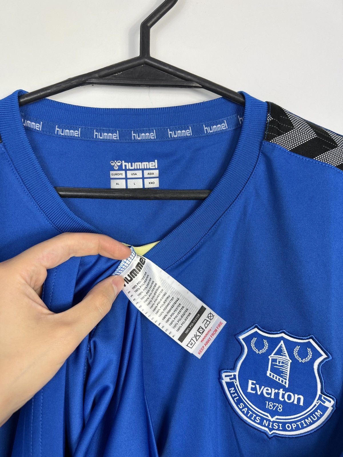 Hummel Hummel Everton 2023/2024 Trikot Soccer Jersey Size US XL / EU 56 / 4 - 2 Thumbnail