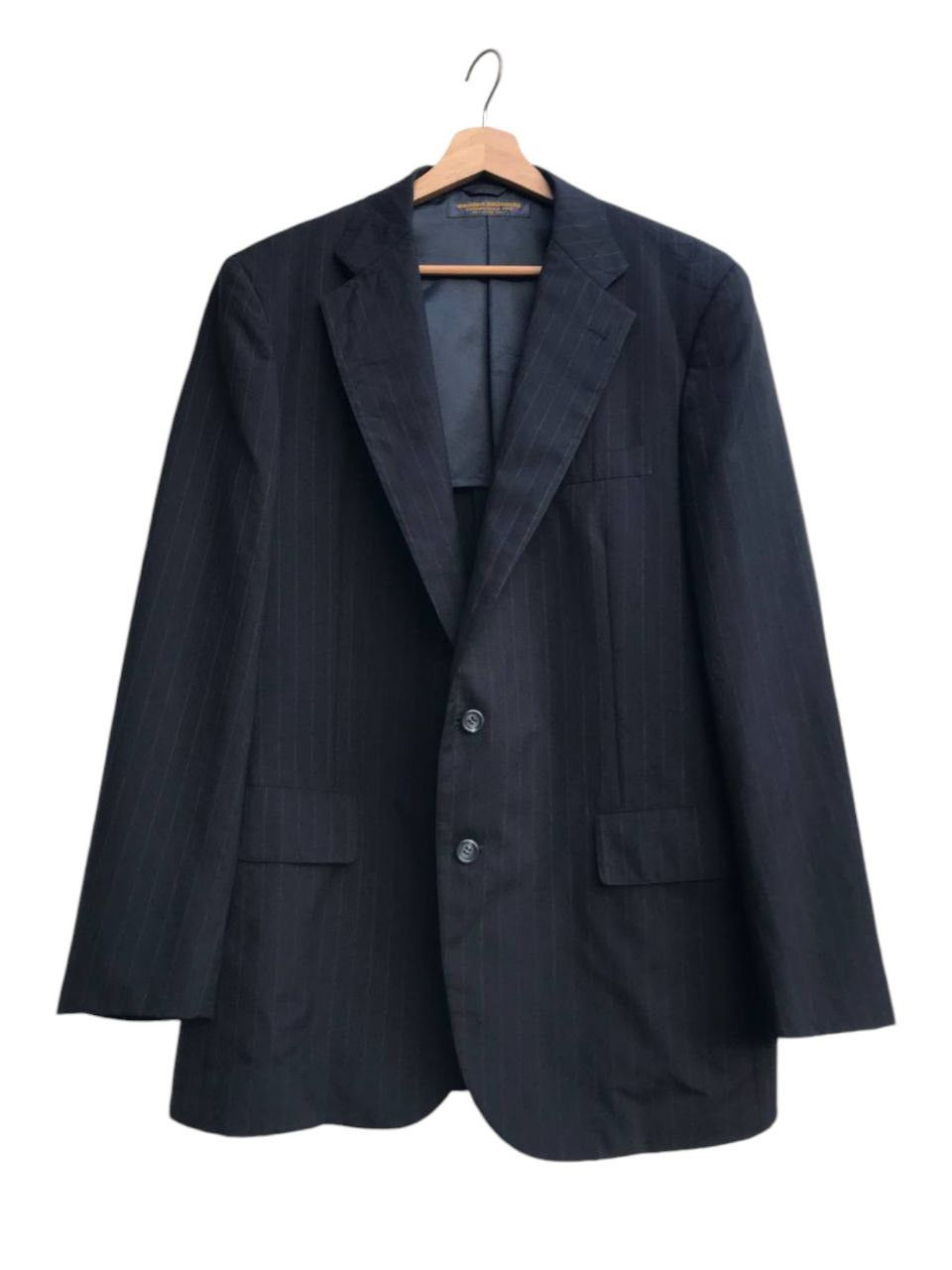 Brooks Brothers Brooks Brothers Striped Wool Blazer Size US L / EU 52-54 / 3 - 1 Thumbnail