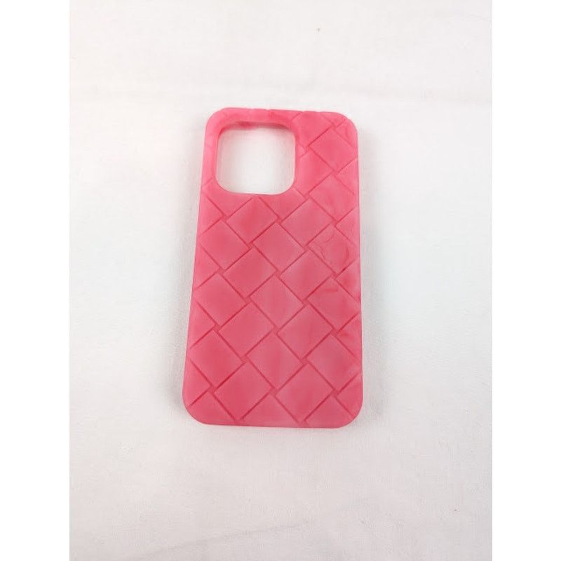 Bottega Veneta o1rshd1 Size: OS / Cover I Phone 14 Pro Rubber in Red Mash Size ONE SIZE - 1 Thumbnail