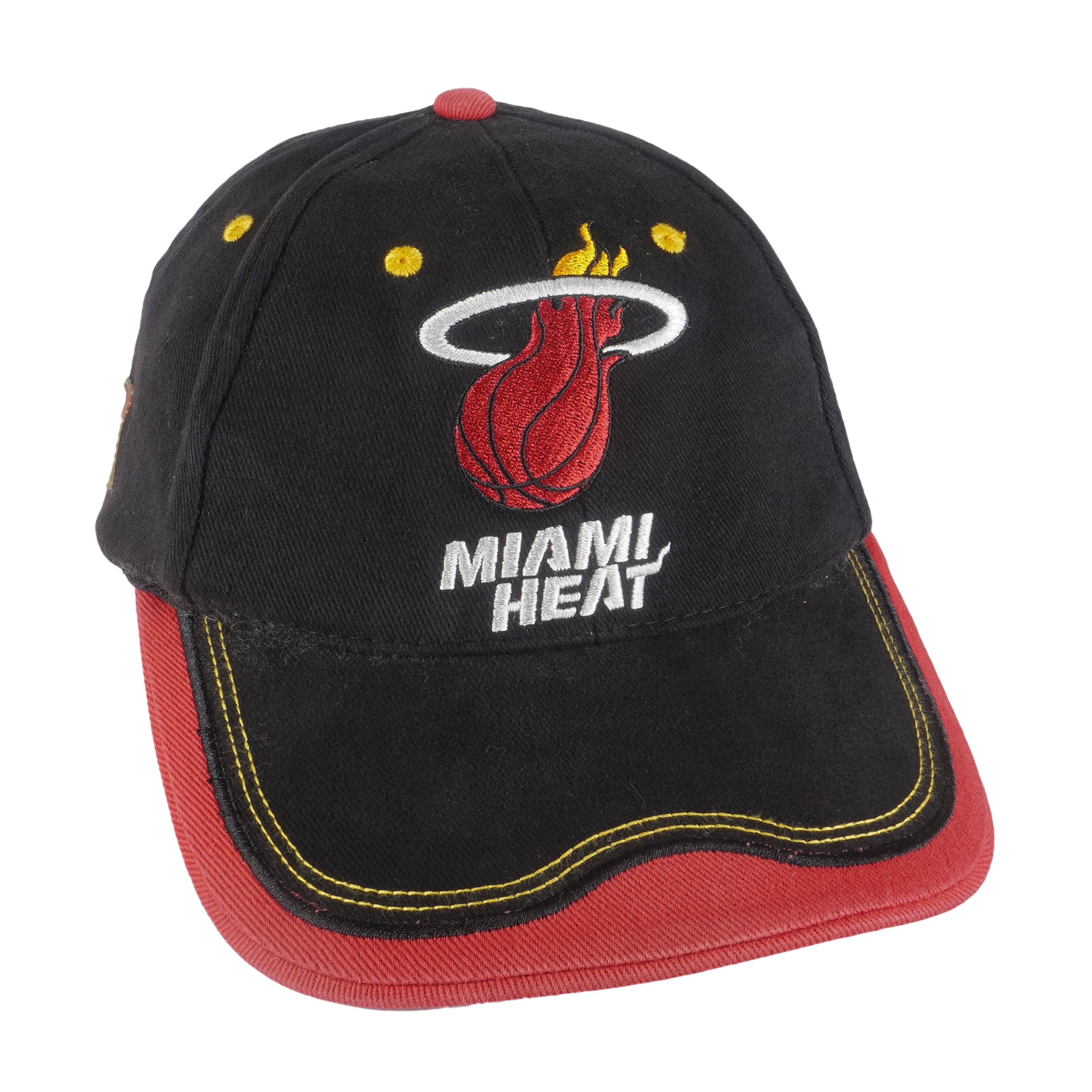 NBA Miami Heat Basketball Wade 3 Strap back Hat 1990s Size ONE SIZE - 2 Thumbnail