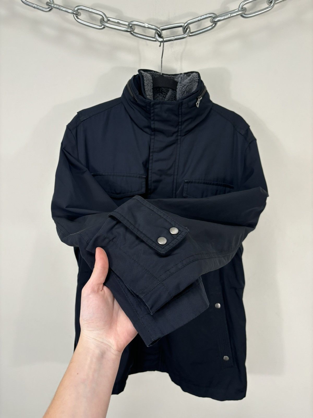 Hugo Boss Hugo Boss Orange Men’s 2 in 1 Navy Blue Winter Parka Jacket Size US M / EU 48-50 / 2 - 13 Thumbnail