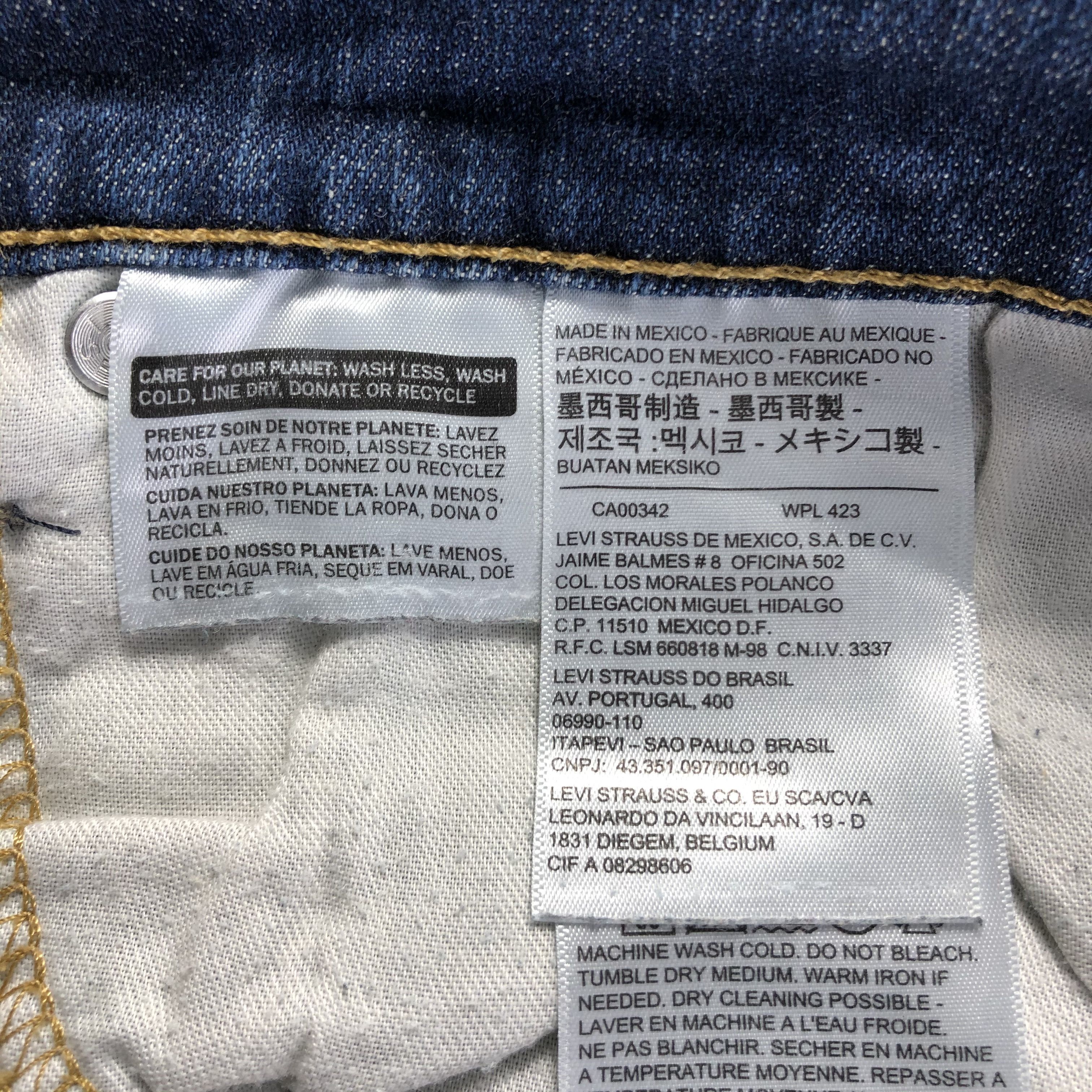 Levi's Vintage Dark Blue Levis 513 Jeans-J3269 Size US 32 / EU 48 - 10 Thumbnail