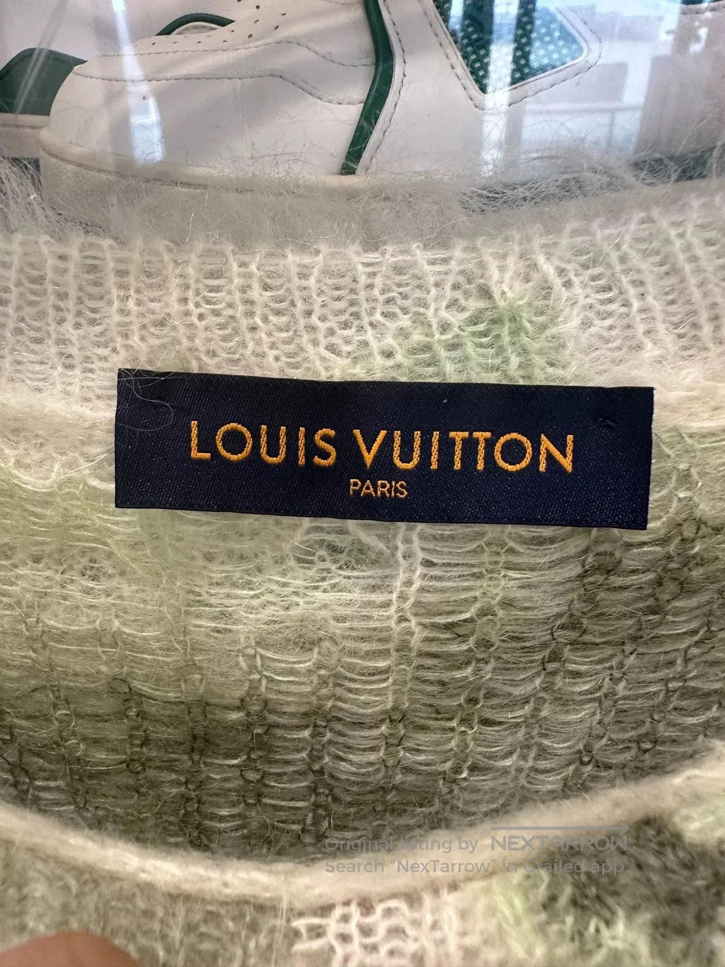 Louis Vuitton Louis Vuitton Mohair White Green Sweater. Size US M / EU 48-50 / 2 - 5 Thumbnail