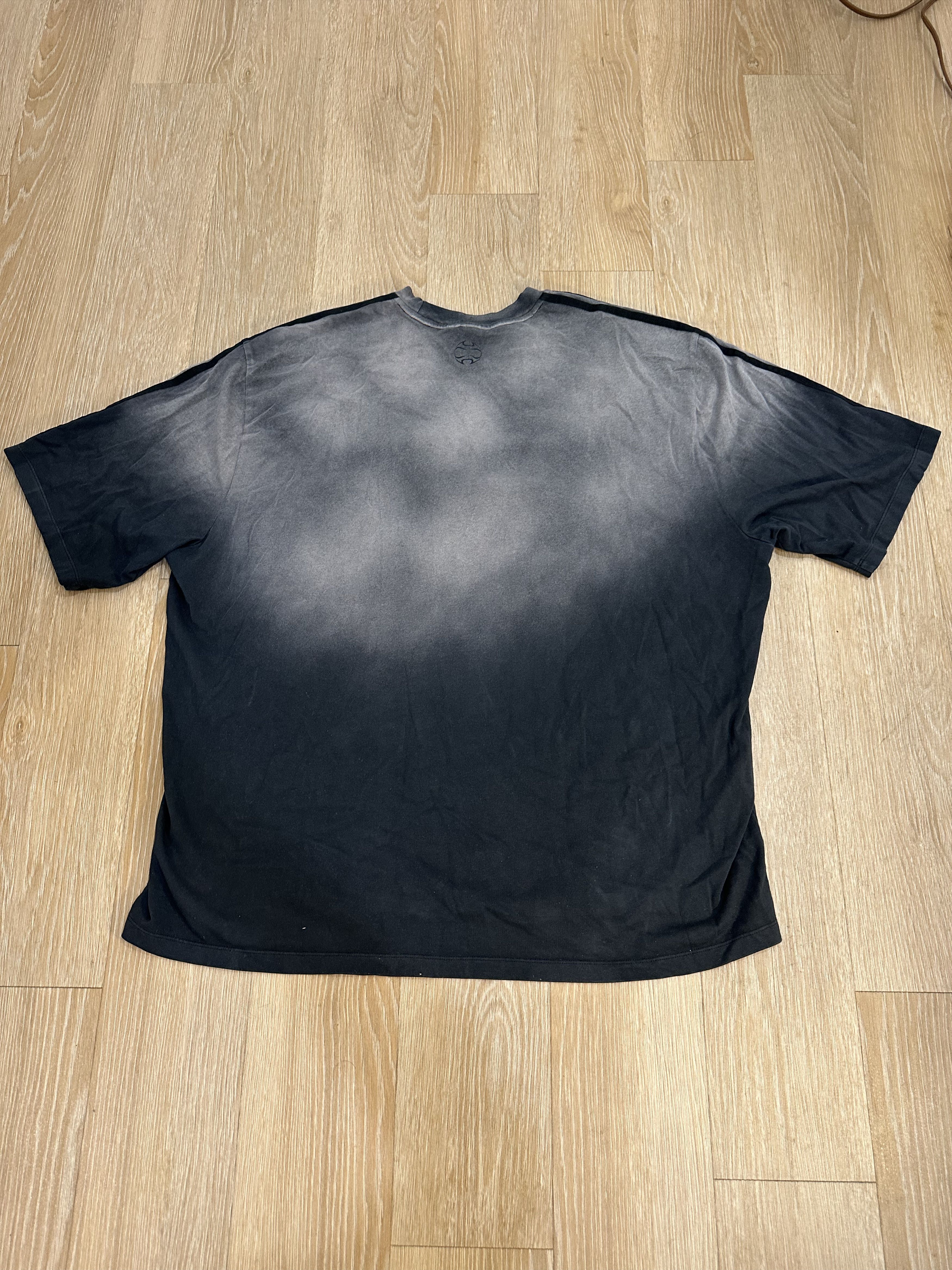 Adidas Adidas Bleached Y2K Athletic Tee Sun Wash Size US M / EU 48-50 / 2 - 2 Thumbnail