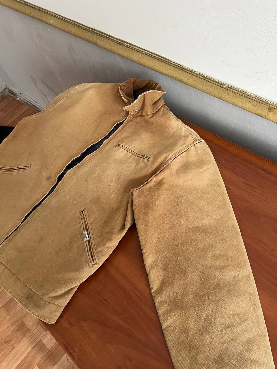 Carhartt 90’S CARHARTT TRASHED DETROID AMERICAN ICONIC JACKET COAT 42 Size US M / EU 48-50 / 2 - 19 Thumbnail